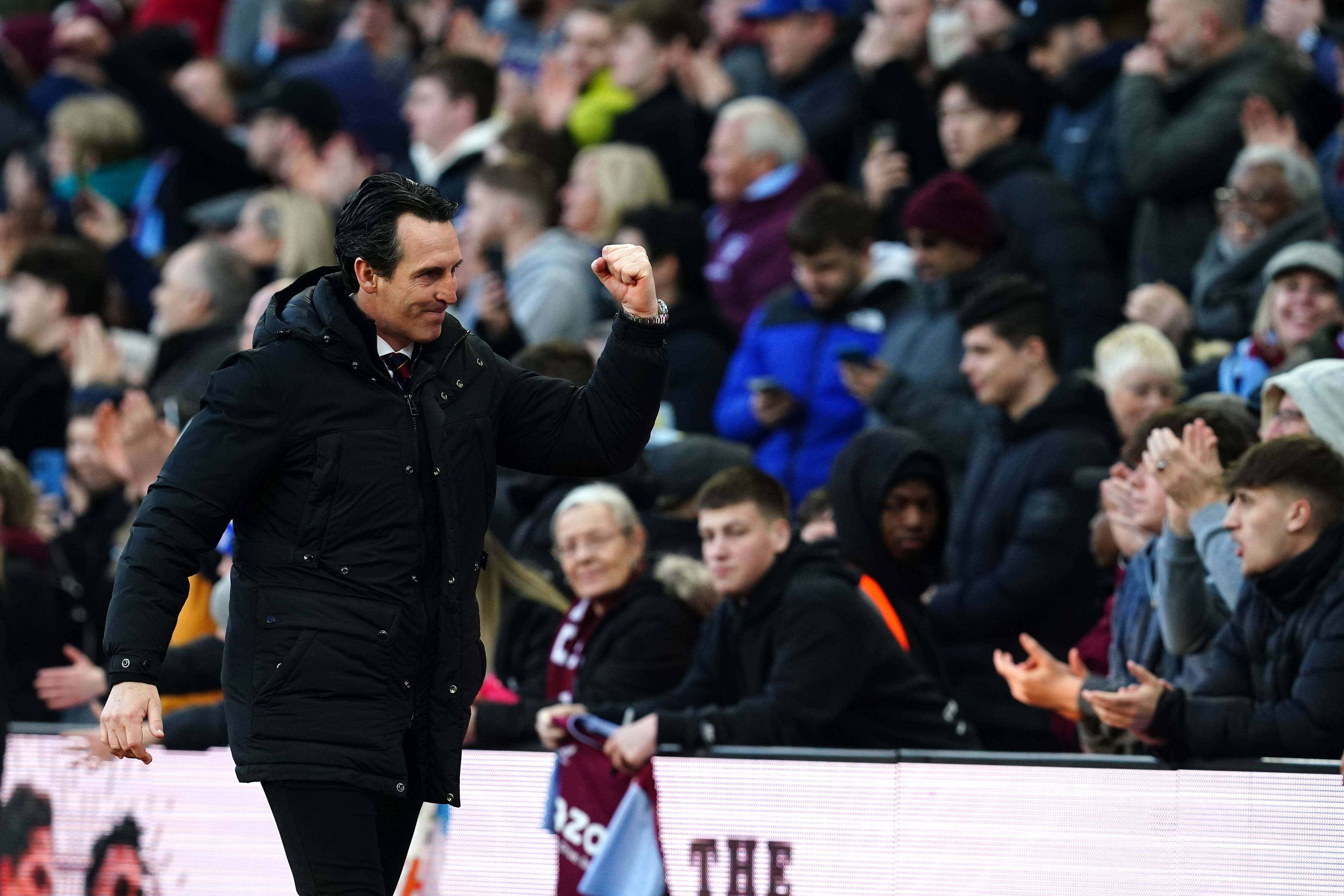 Aston Villa manager Unai Emery (Nick Potts/PA)