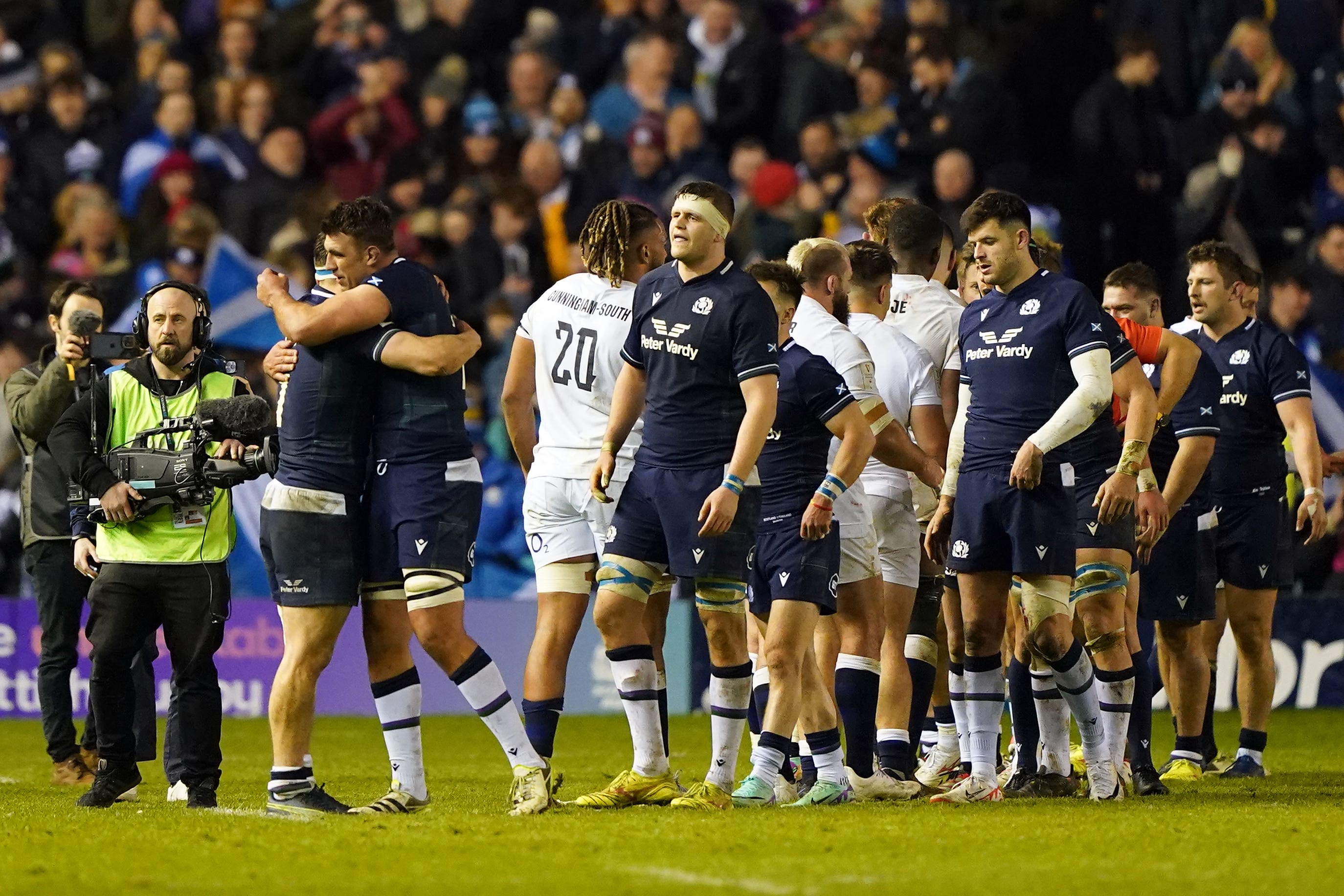 England were defeated by Scotland at Murrayfield (Andrew Milligan/PA)