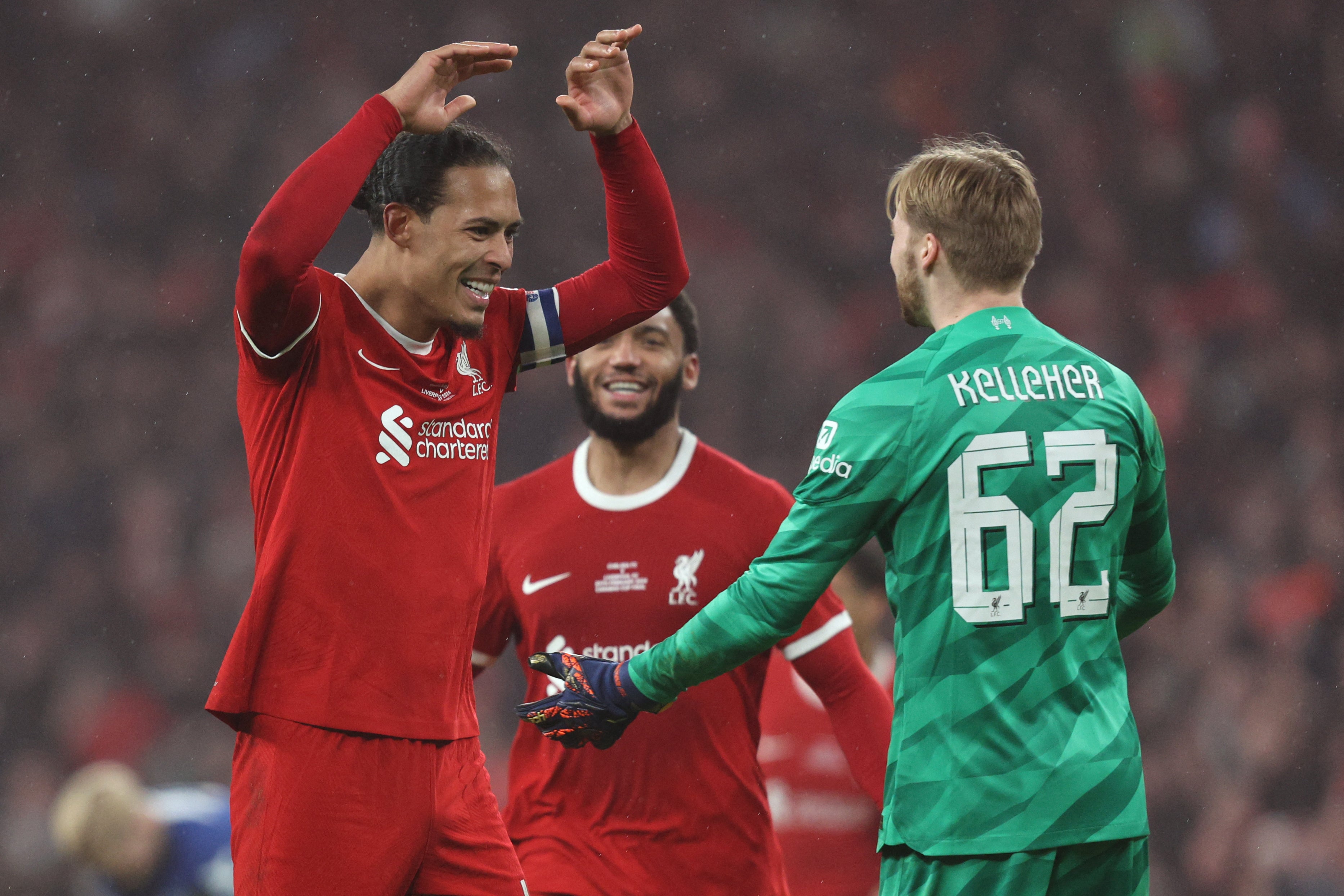 Liverpool’s young team claimed victory at Wembley