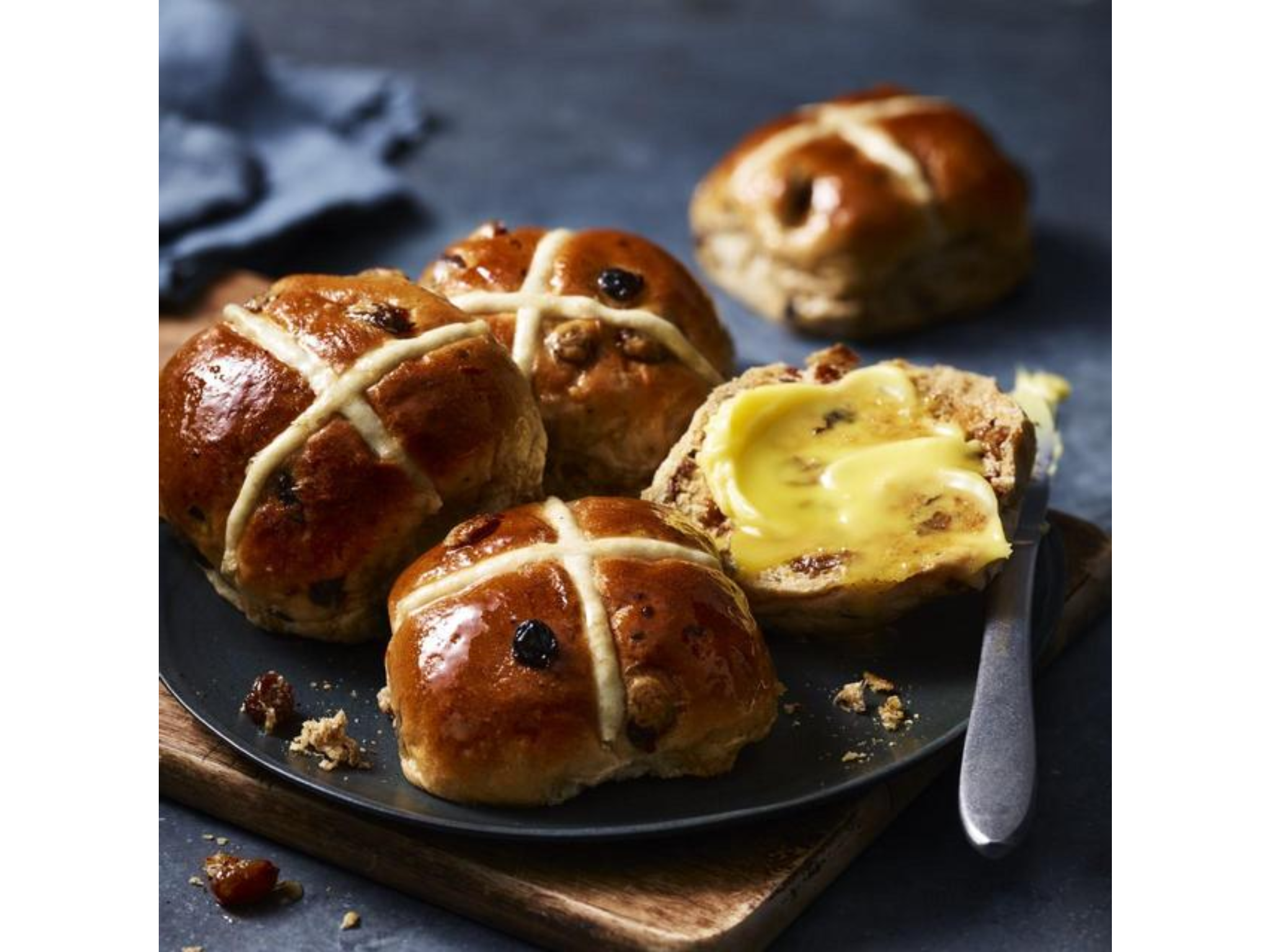 M&S luxury hot cross buns