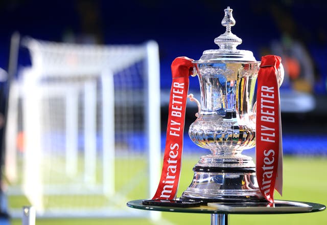 <p>The FA Cup trophy is the prize at Wembley in May</p>