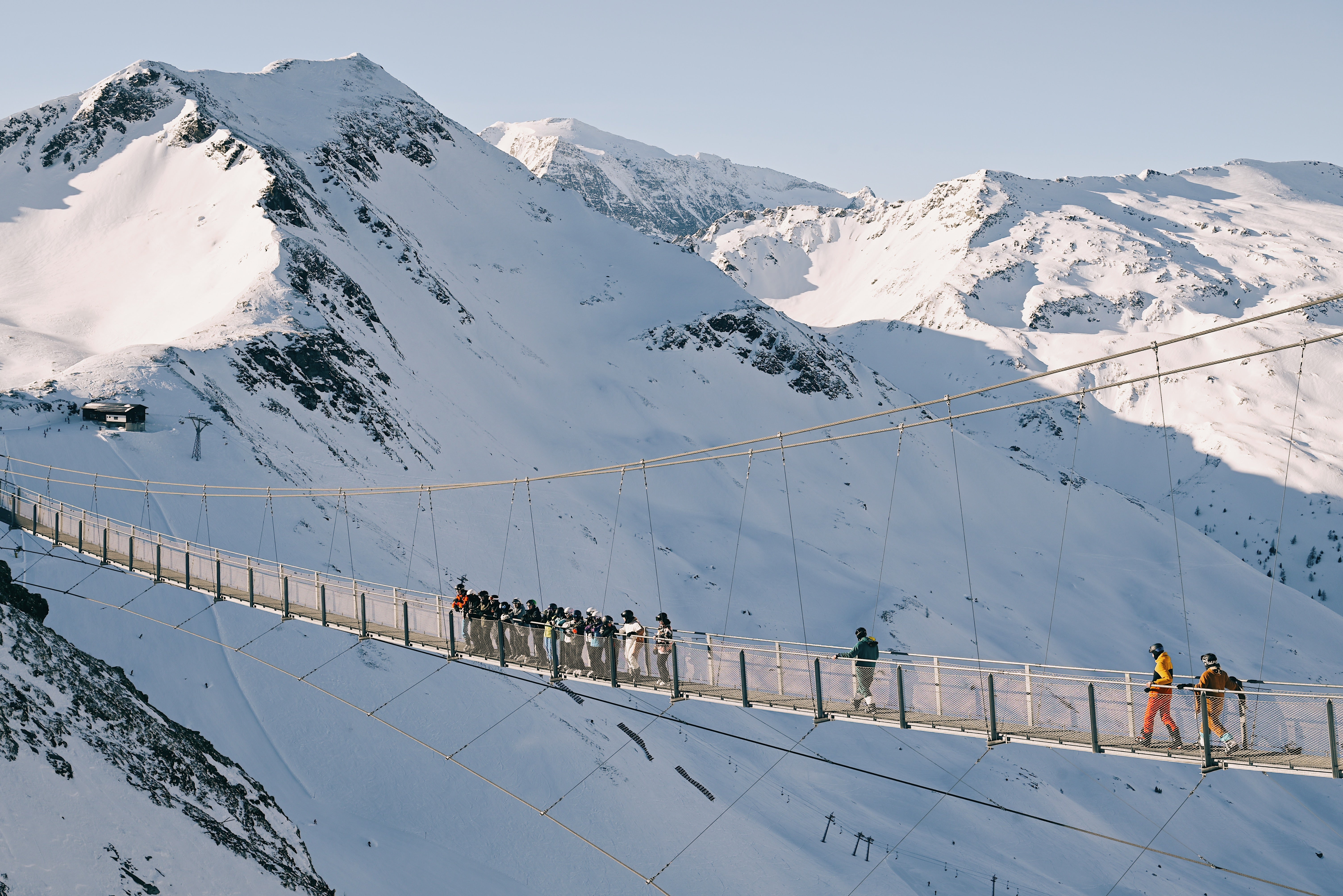 Panoramic views from the Bad Gastein suspension bridge