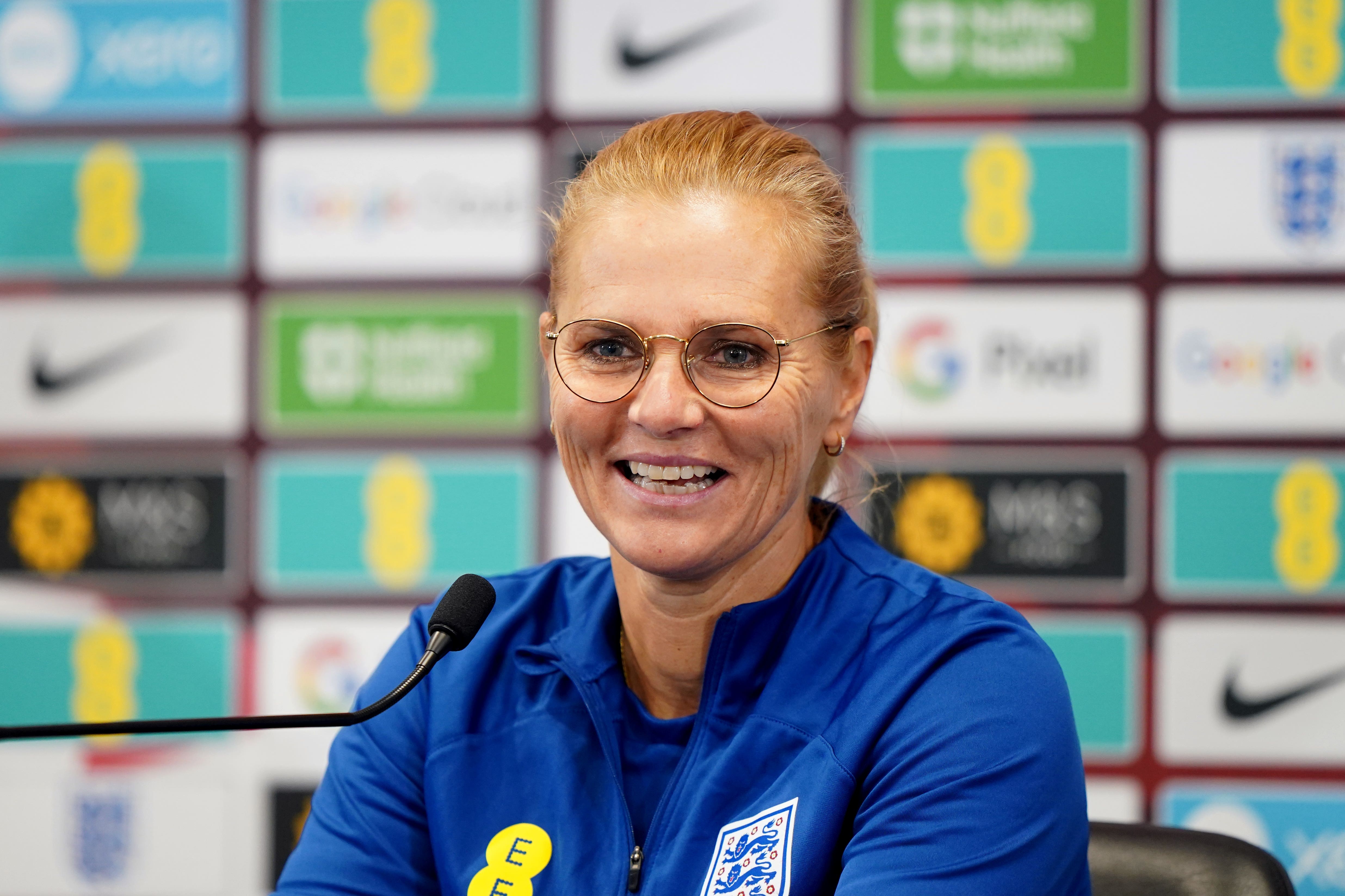 England boss Sarina Wiegman has embraced the FA’s new women’s health initiatives (Joe Giddens/PA)