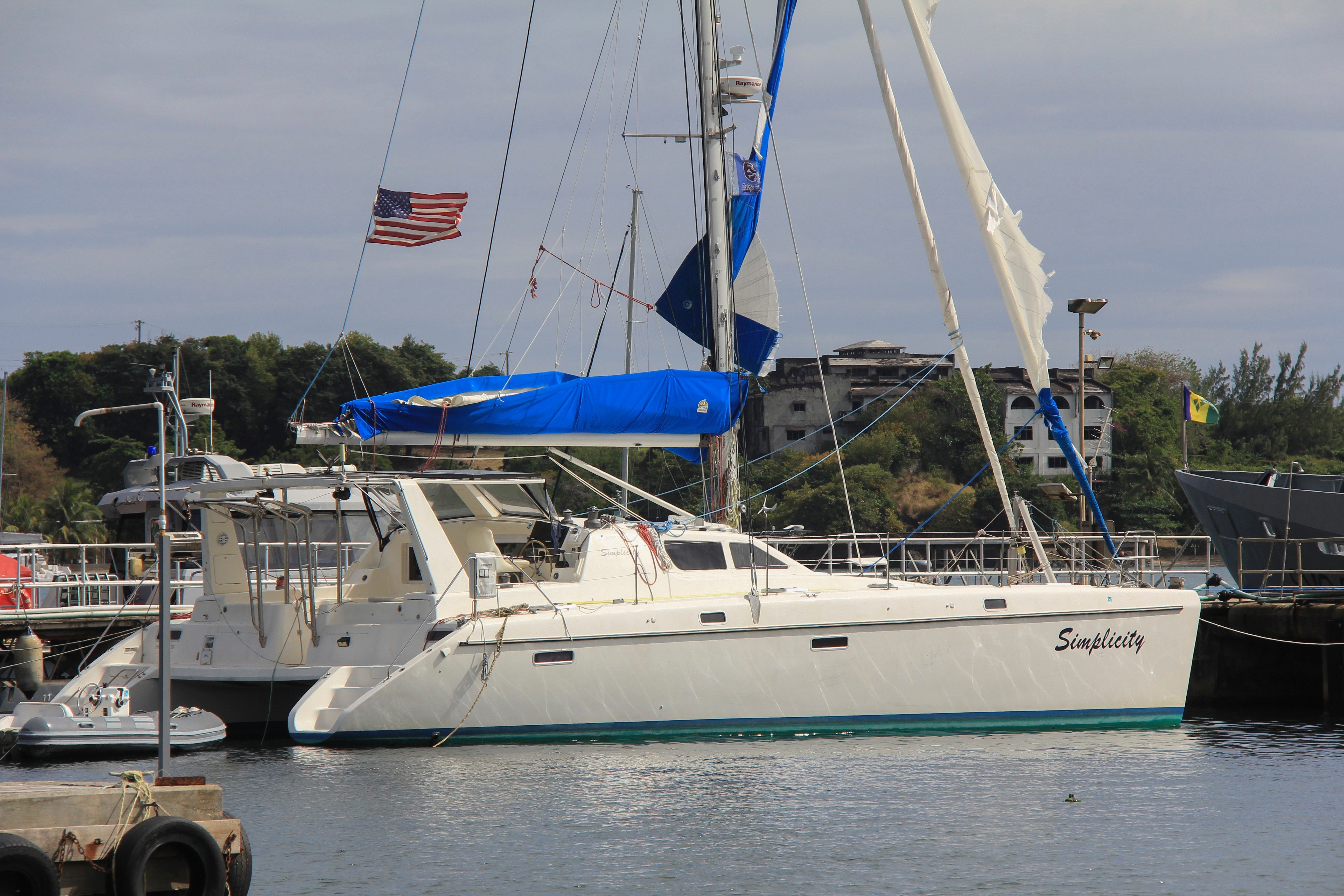 St. Vincent Grenada The yacht ‘Simplicity’ that officials say was hijacked by three escaped prisoners with two people aboard