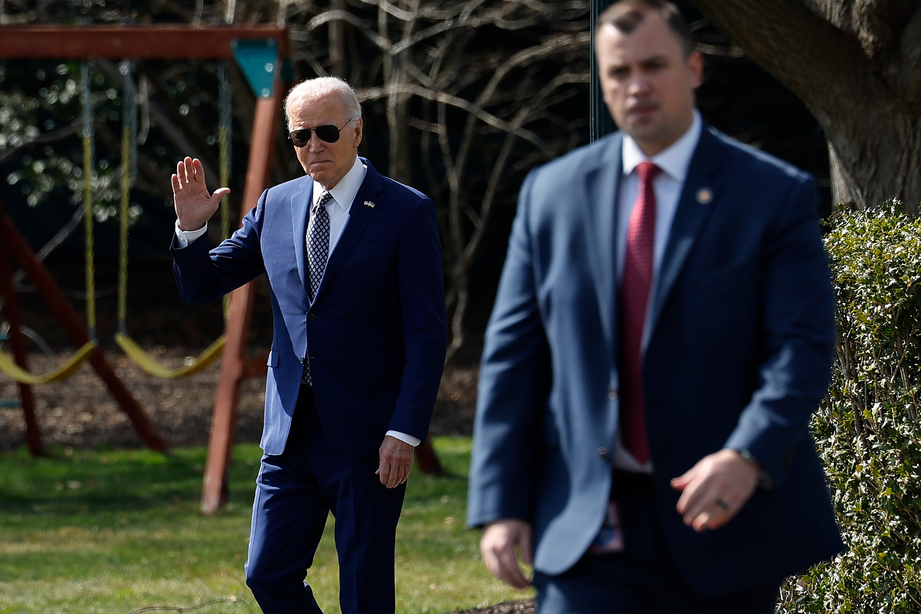 President Biden is heading into the primary