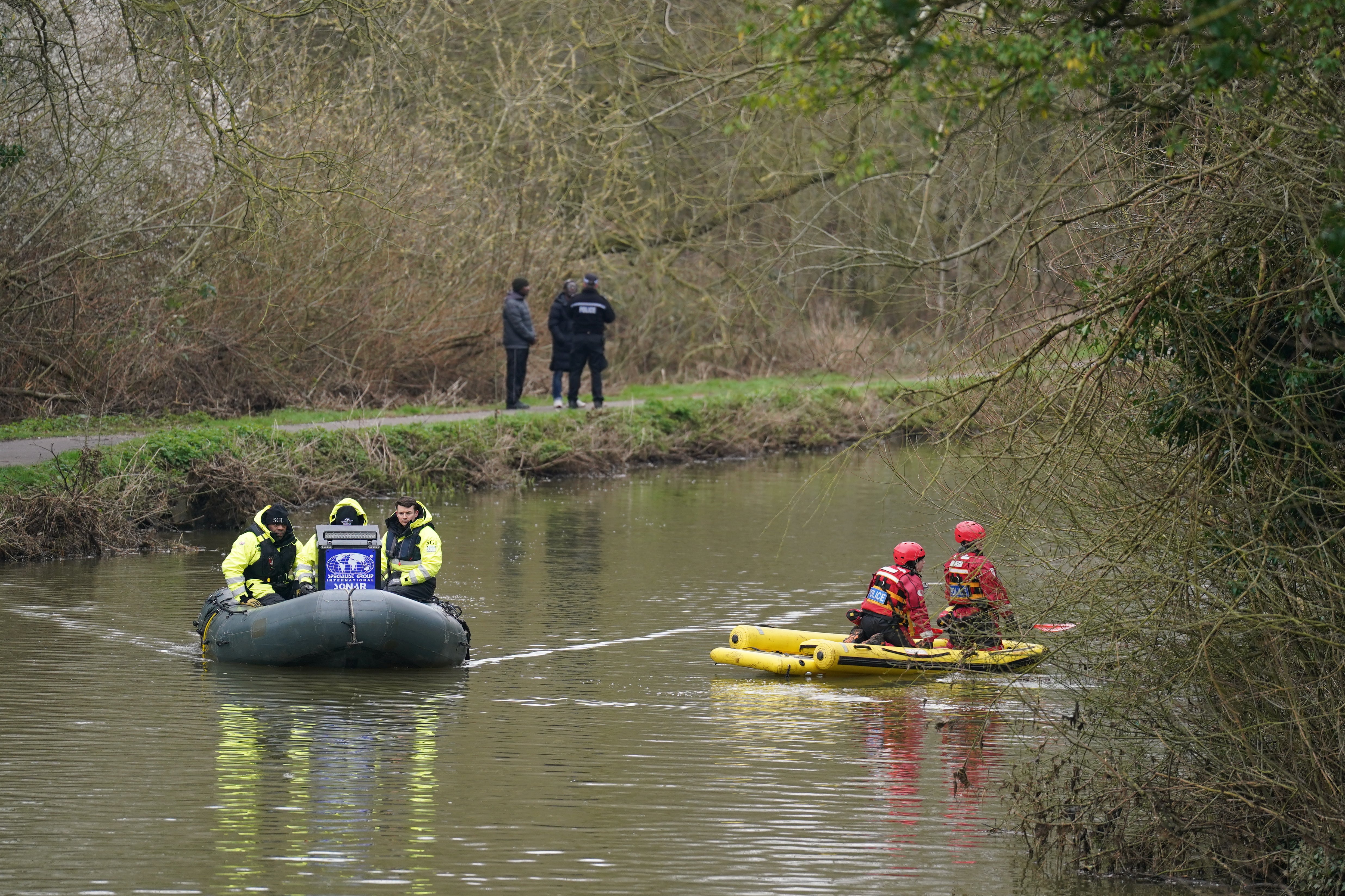 Leicestershire Police was joined by specialist diving teams from Nottinghamshire and Lincolnshire constabularies in the search for Xielo