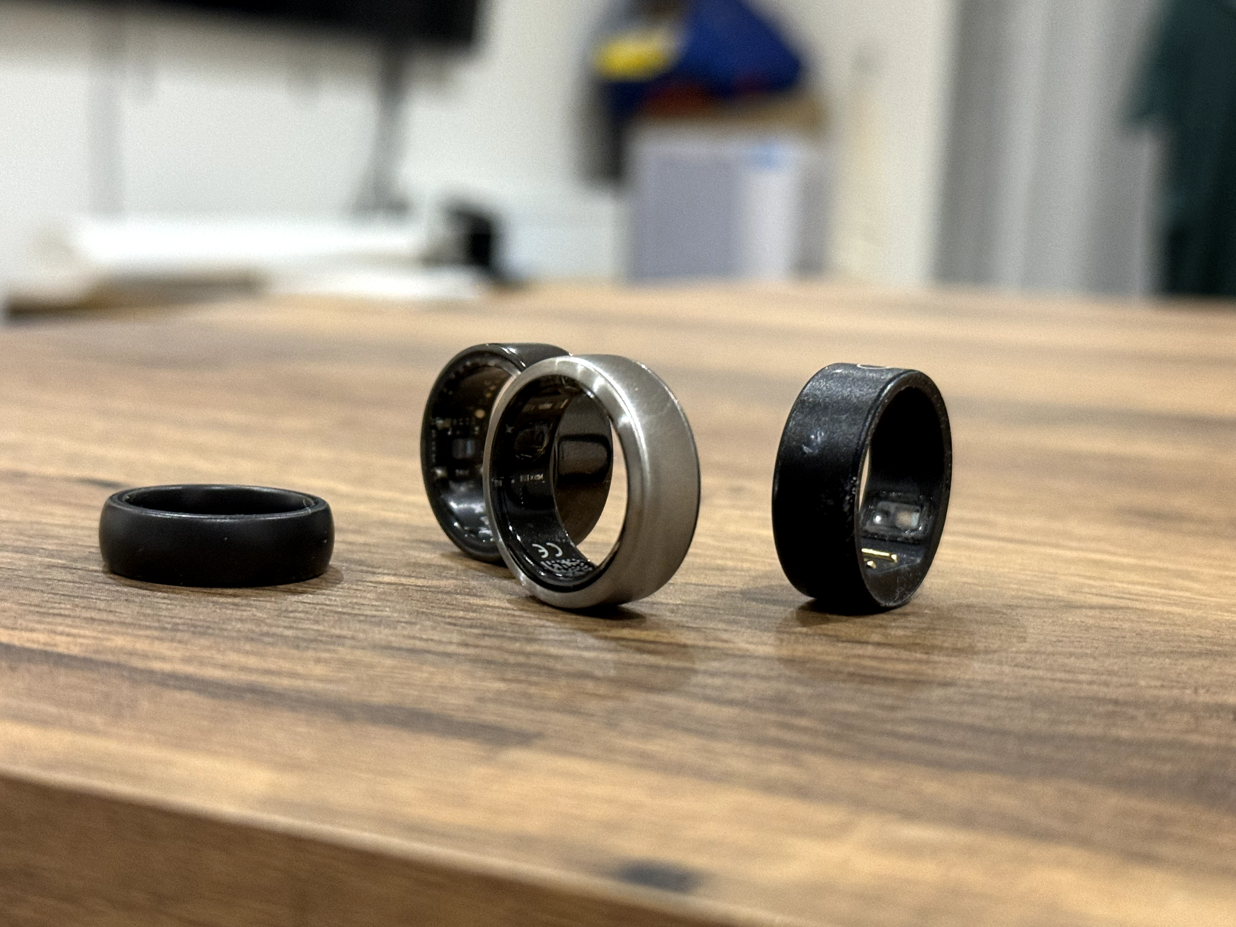 A selection of the smart rings we tested