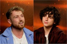 Timothée Chalamet appears unimpressed by Sam Thompson’s Dune question about Zendaya