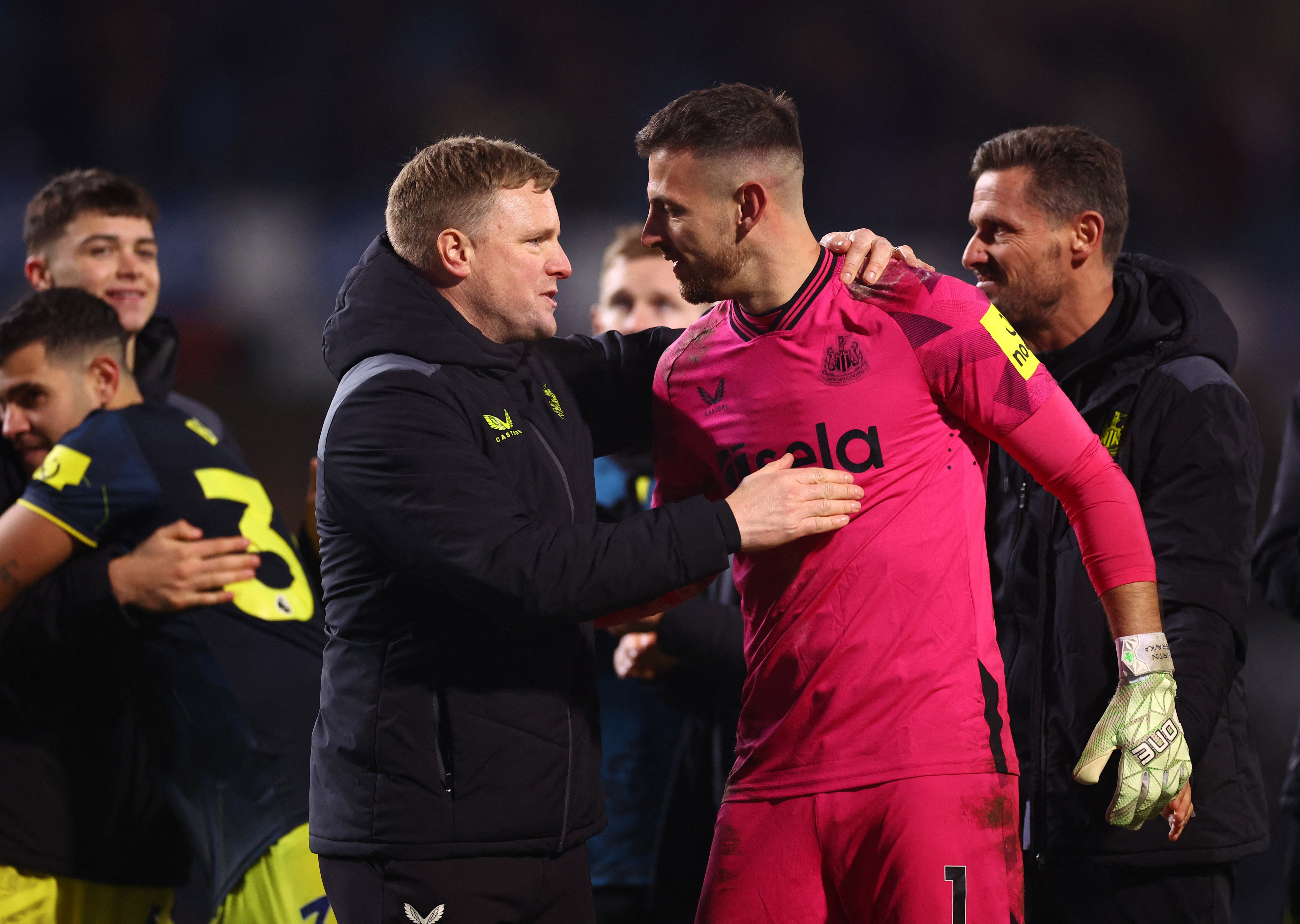 The goalkeeper kept Newcastle’s Wembley dream alive