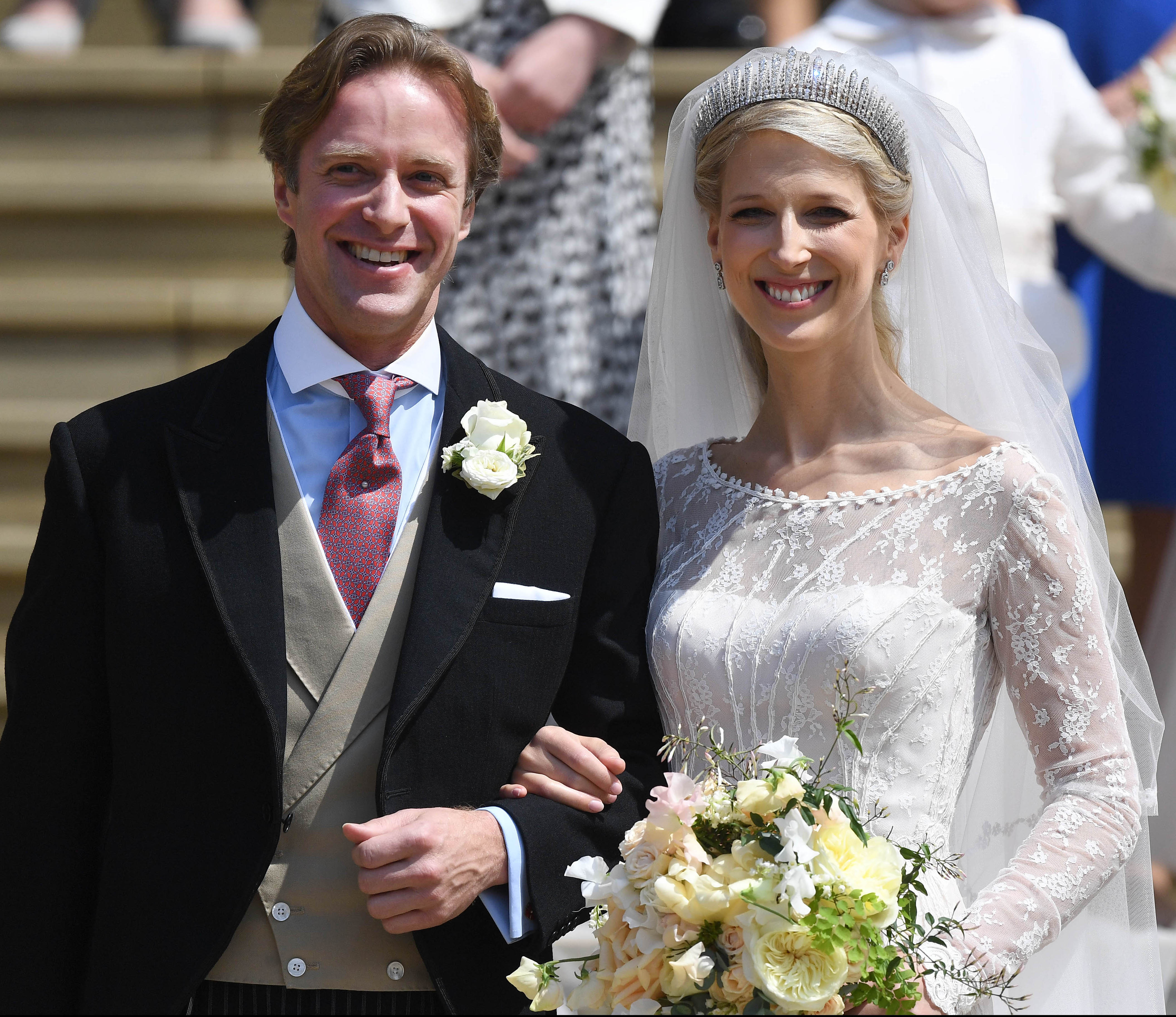 Lady Gabriella Windsor and Thomas Kingston at their wedding on 18 May 2019