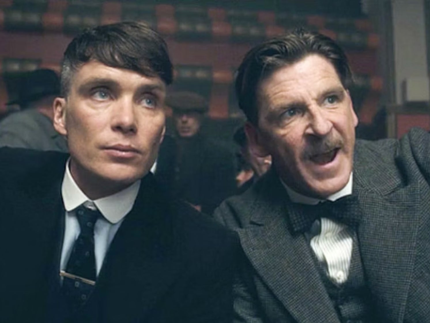 Cillian Murphy and Paul Anderson in ‘Peaky Blinders’