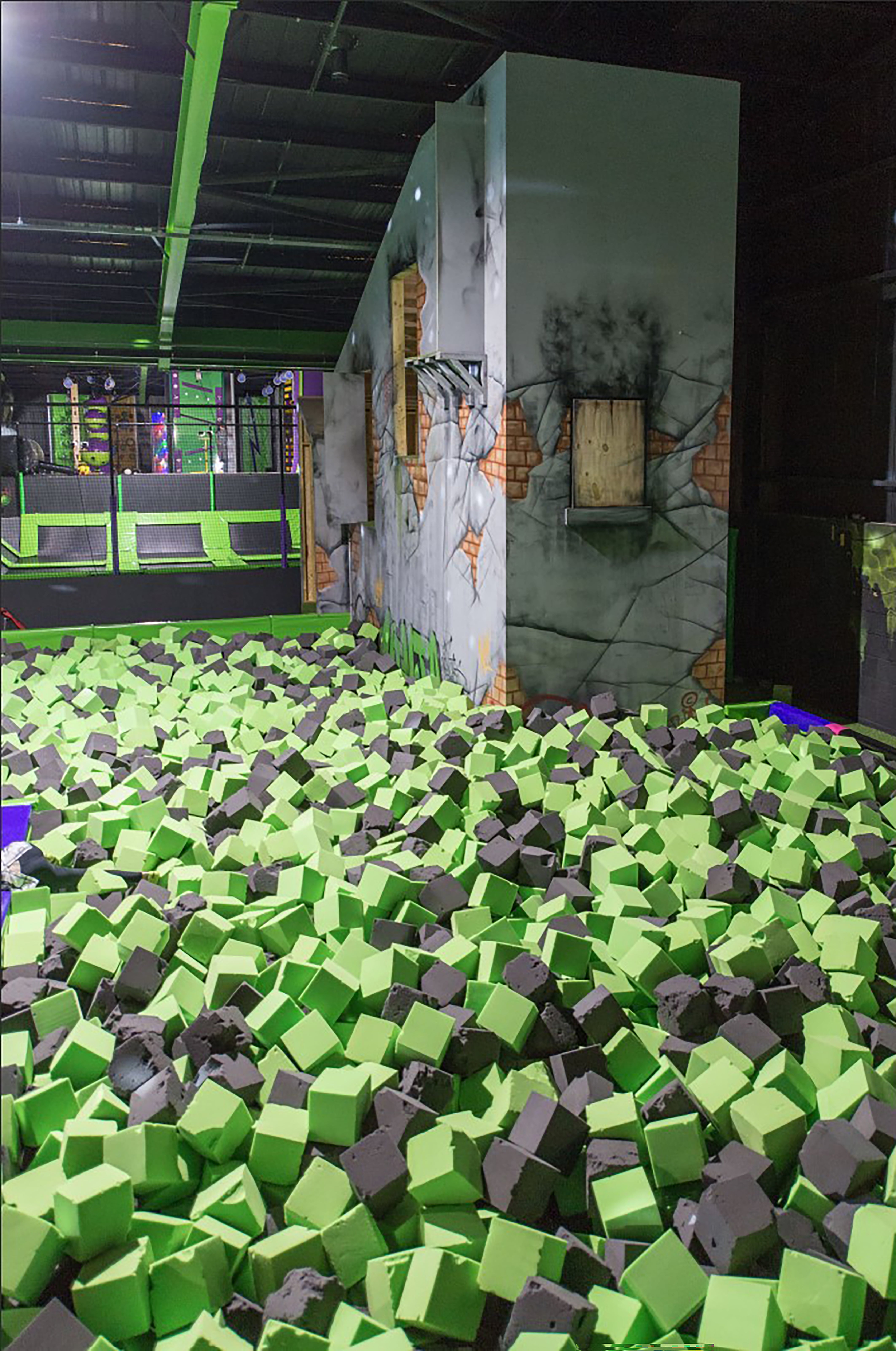 Several customers including children were injured using the Tower Jump above a foam pit