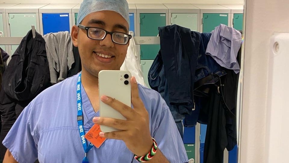 Mohammed Alhabil dreams of becoming a gastrointestinal surgeon