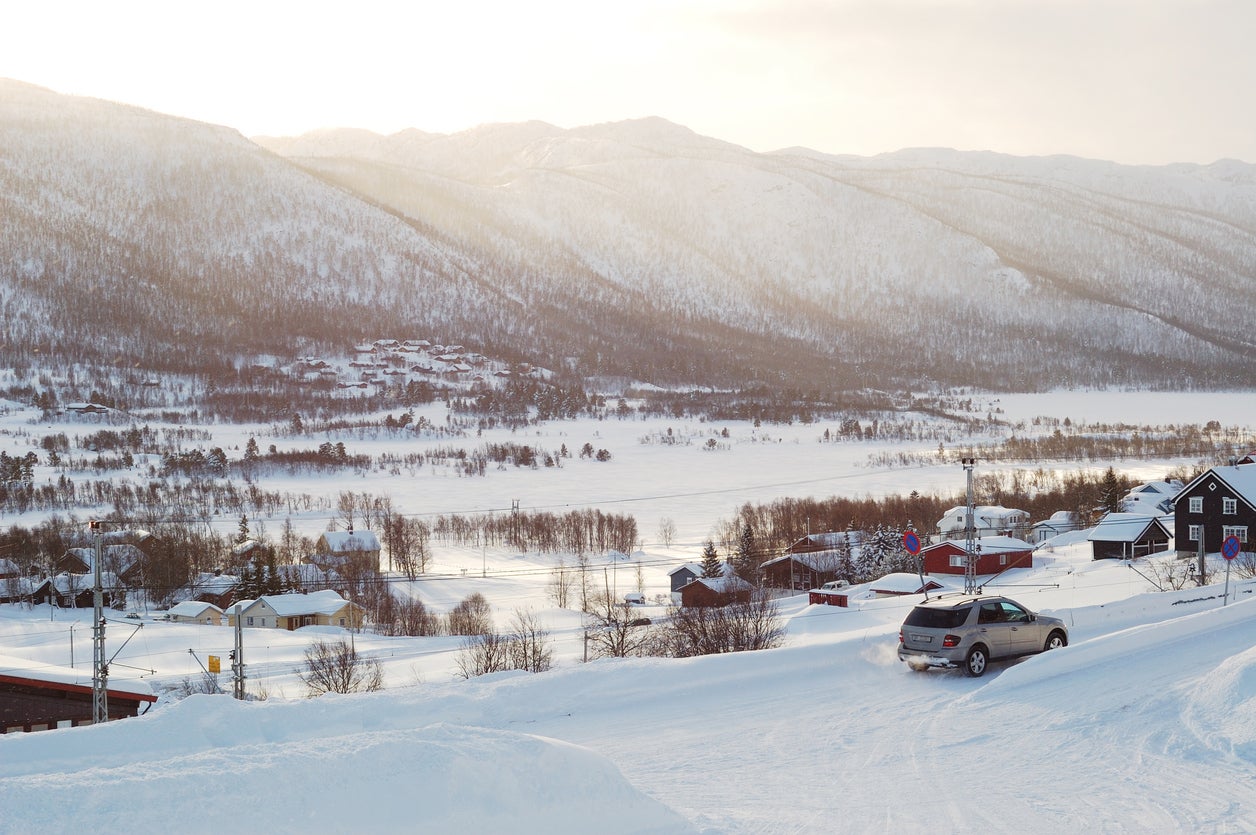 Geilo is still snowy late in the season