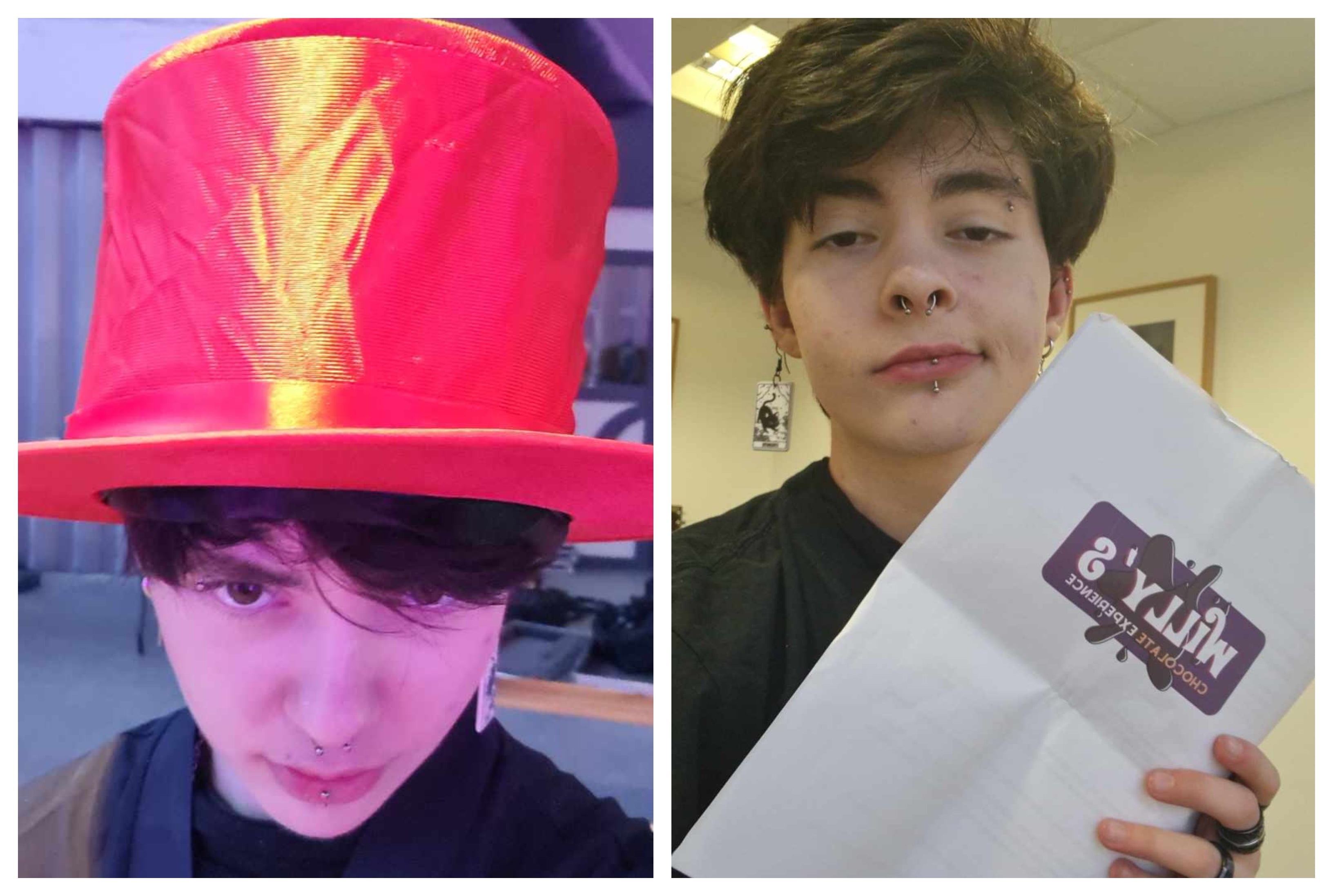 The hat Michael was expected to wear as Wonka