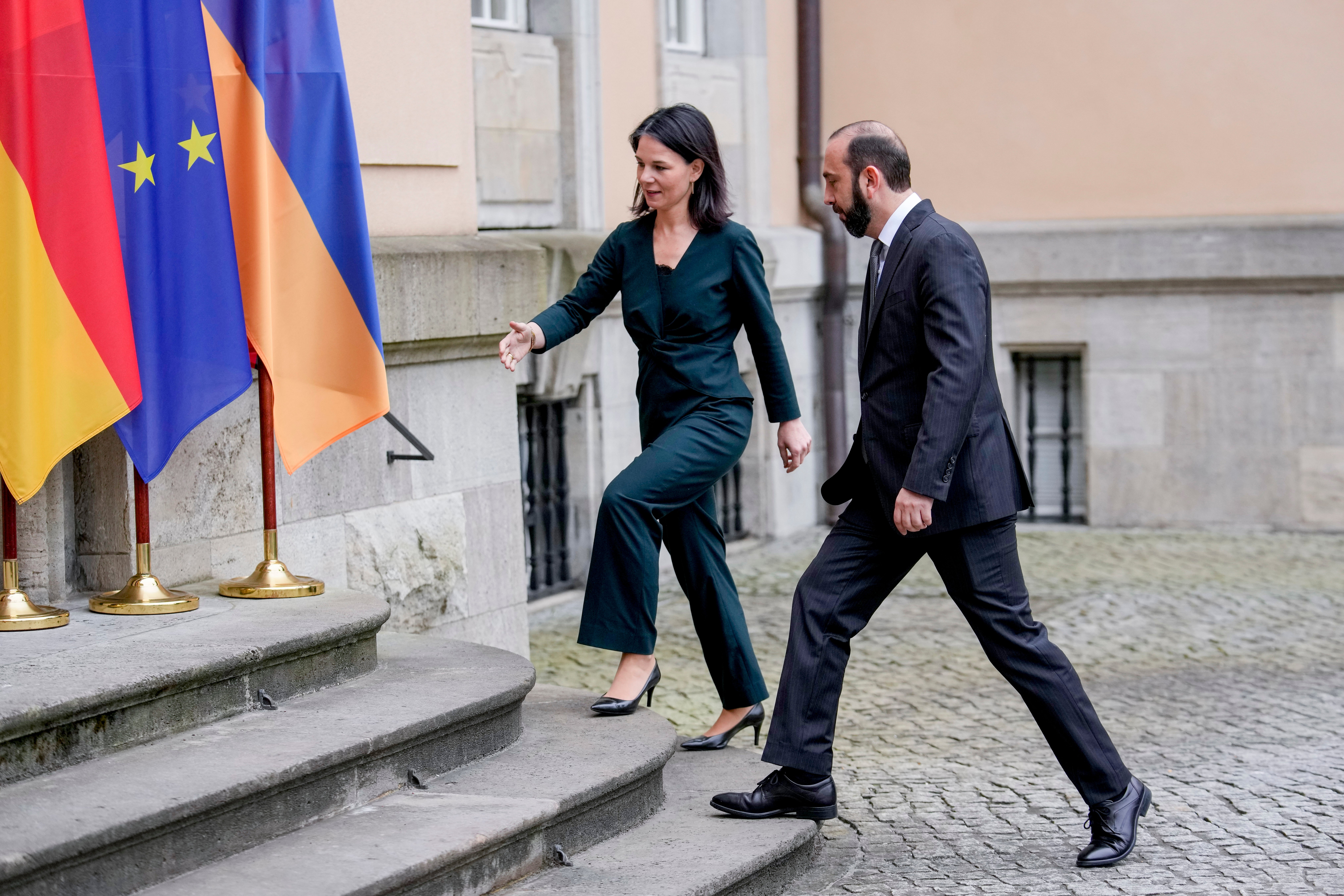 CORRECTION Germany Azerbaijan Armenia