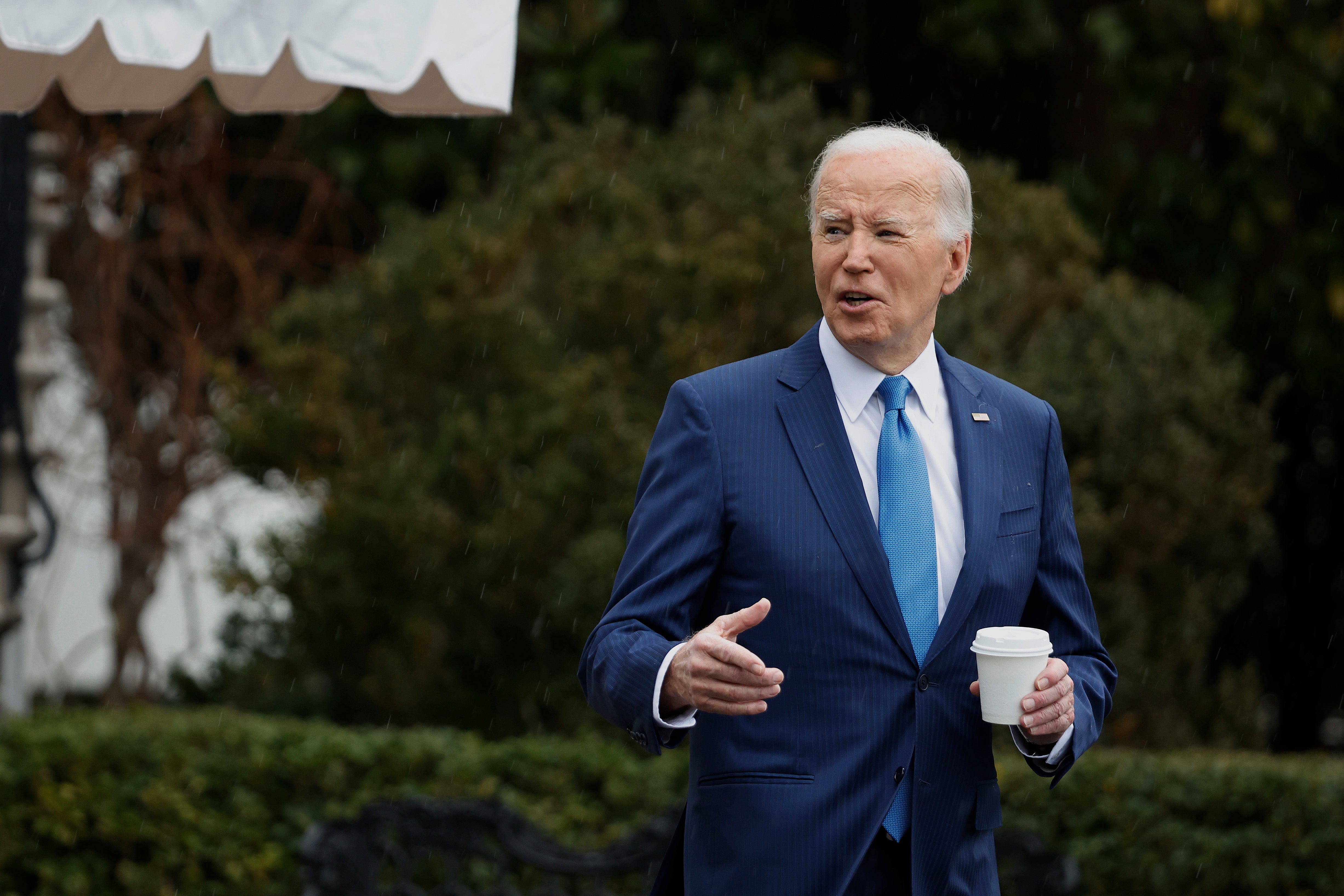 President Joe Biden, pictured here heading to his annual physical on 28 February 2024