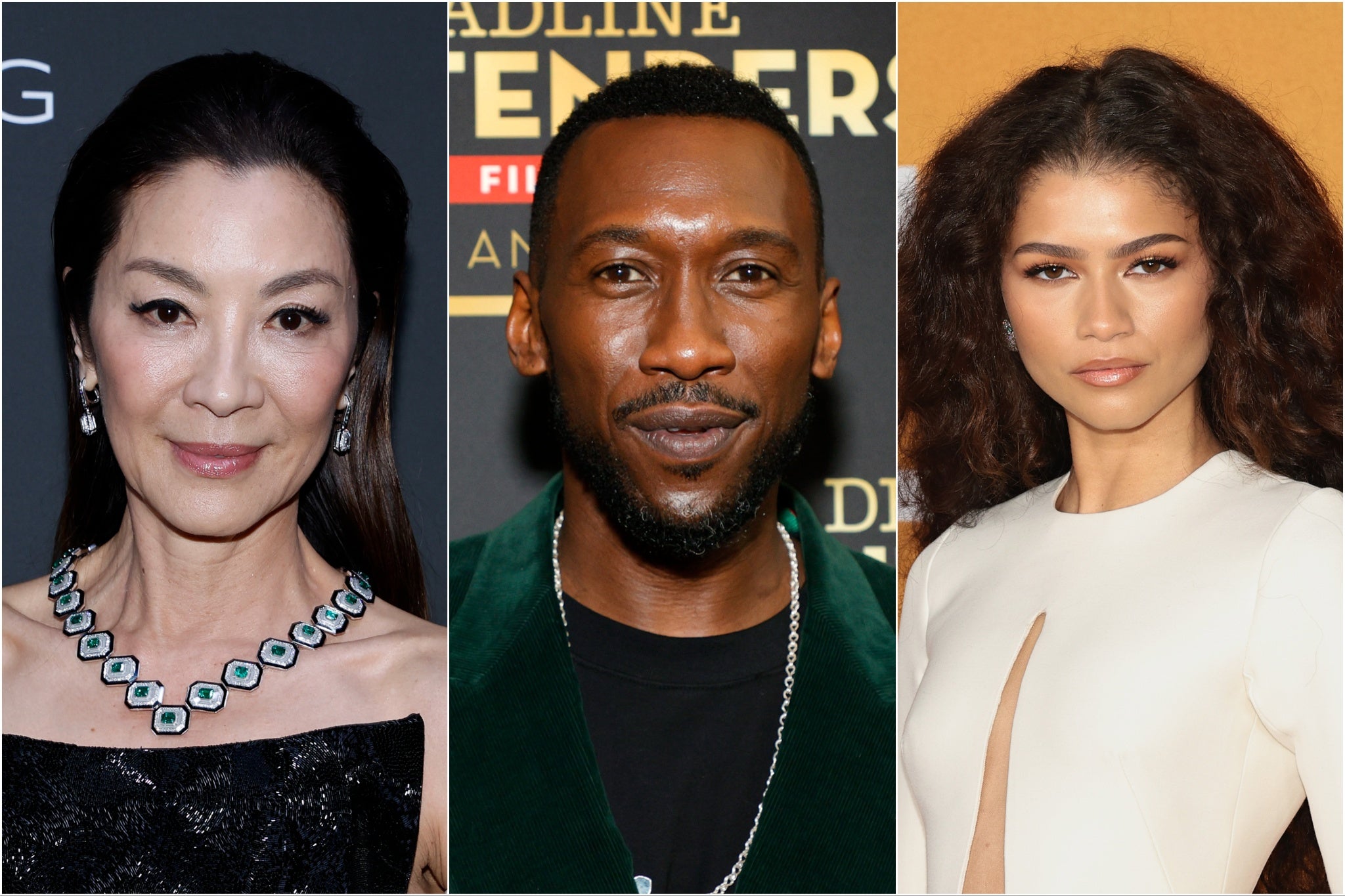 Michelle Yeoh, Mahershala Ali and Zendaya