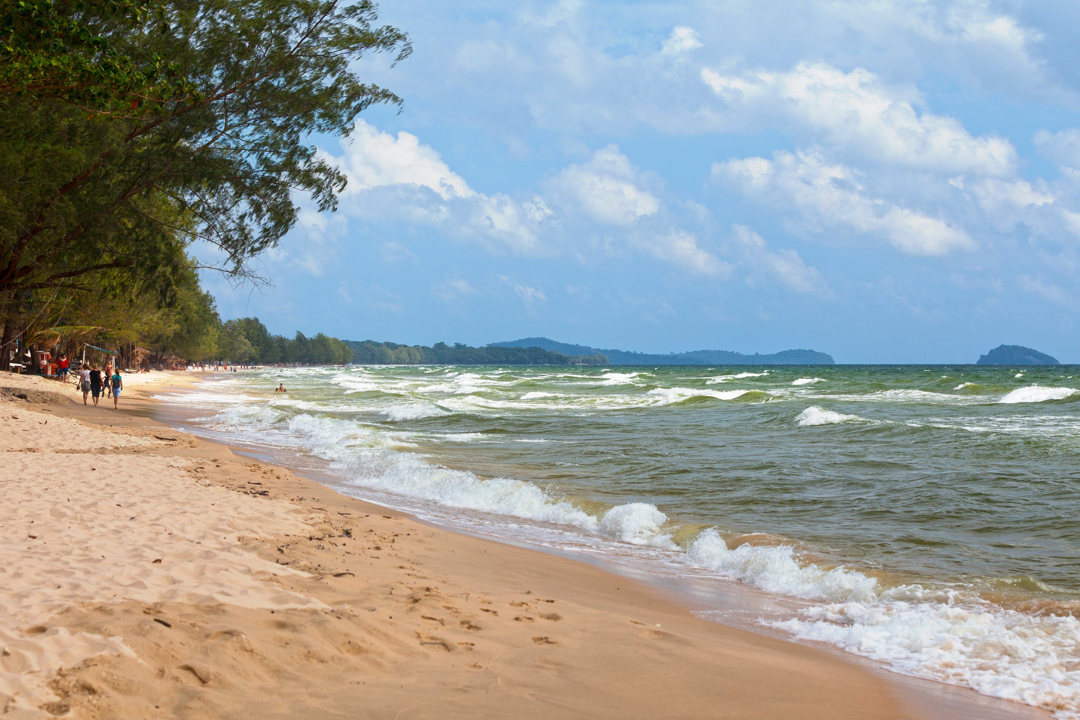 Otres Beach is Sihanoukville’s main beach