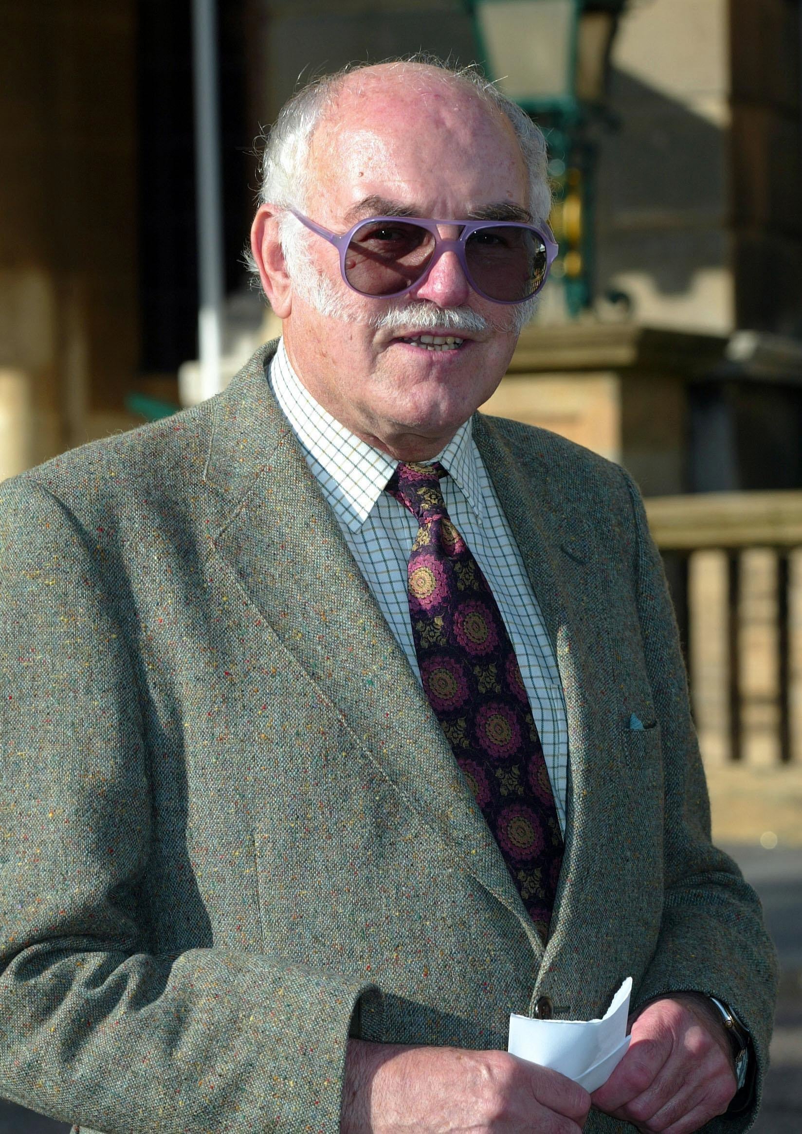 Dennis Radford arriving at Bournemouth Coroner’s Court in 2005 to give evidence into his son Max’s death