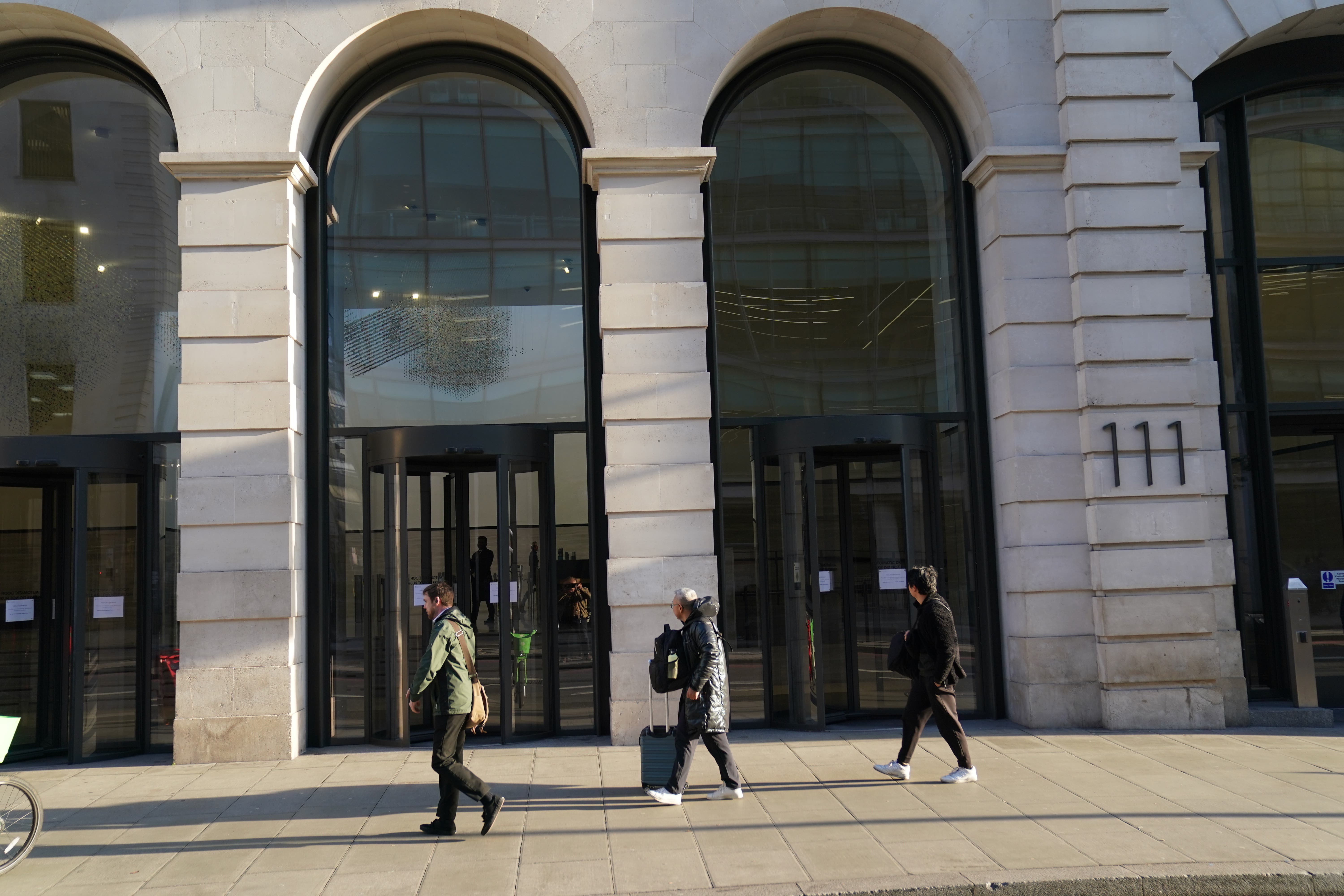 The offices of the Telegraph Media Group in central London (Stefan Rousseau/PA)