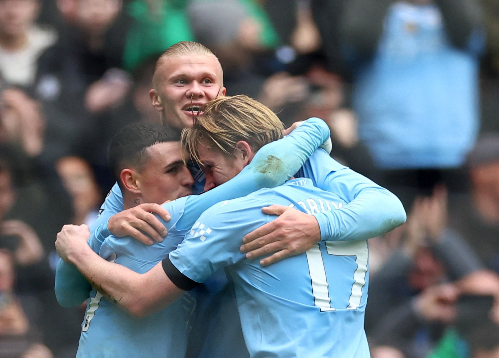 Haaland, De Bruyne and Foden are City’s attacking stars