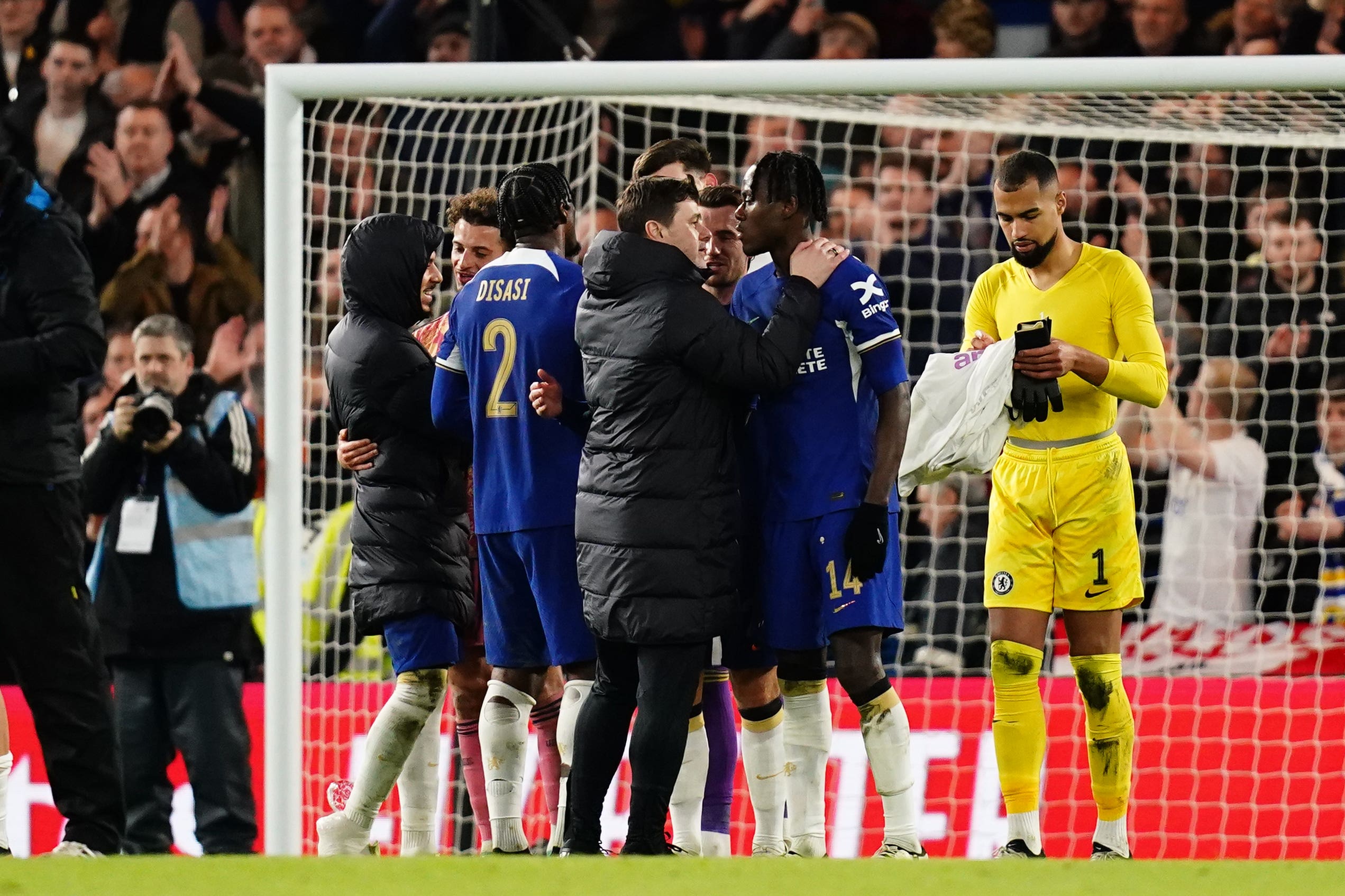 Mauricio Pochettino celebrates Chelsea’s progress (John Walton/PA)