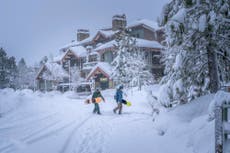 Parts of the Sierra Nevada likely to get 10 feet of snow from powerful storm by weekend