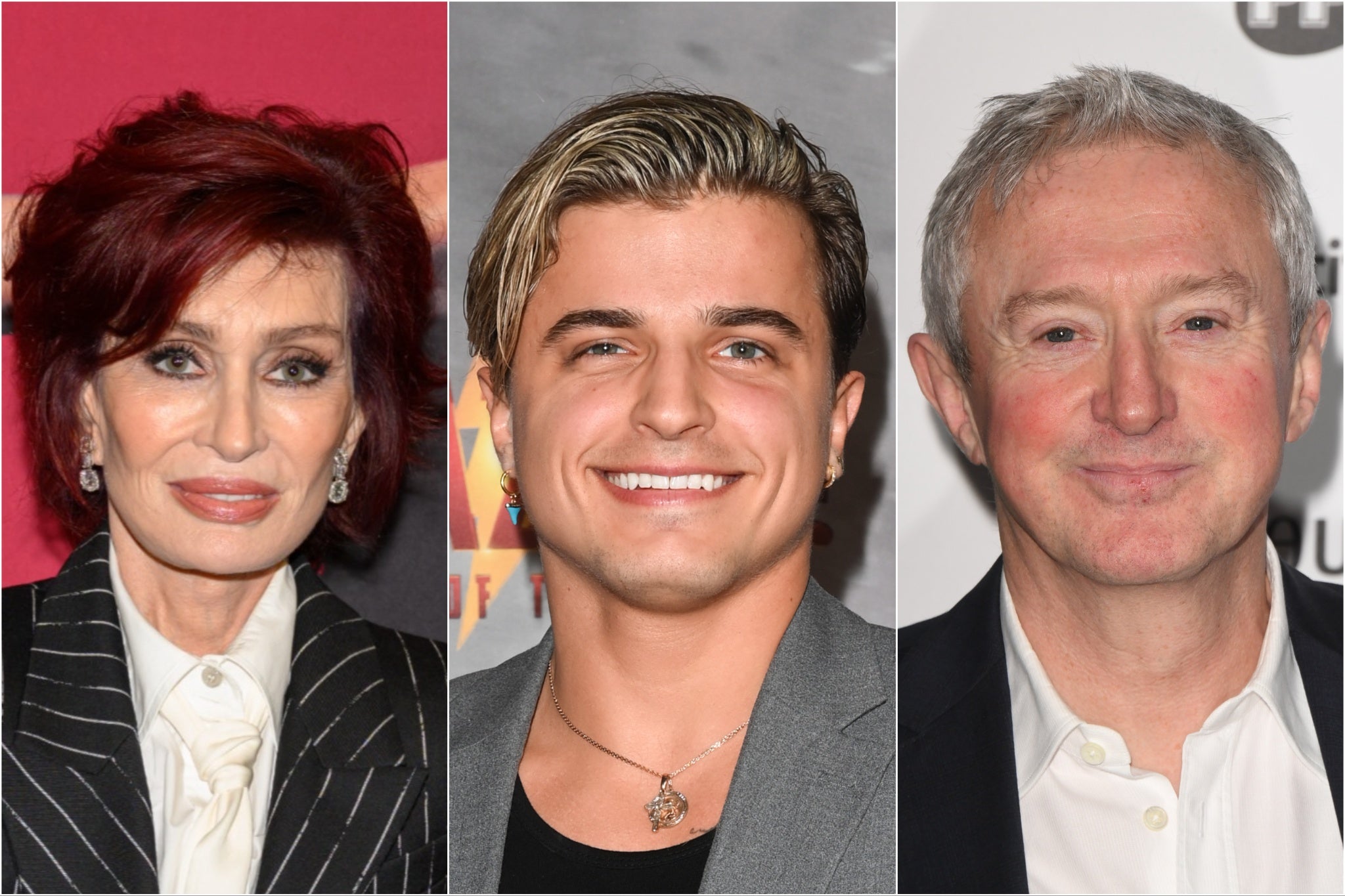 Former ‘X Factor’ judges Sharon Osbourne, Louis Walsh and ‘Strictly’ pro Nikita Kuzmin