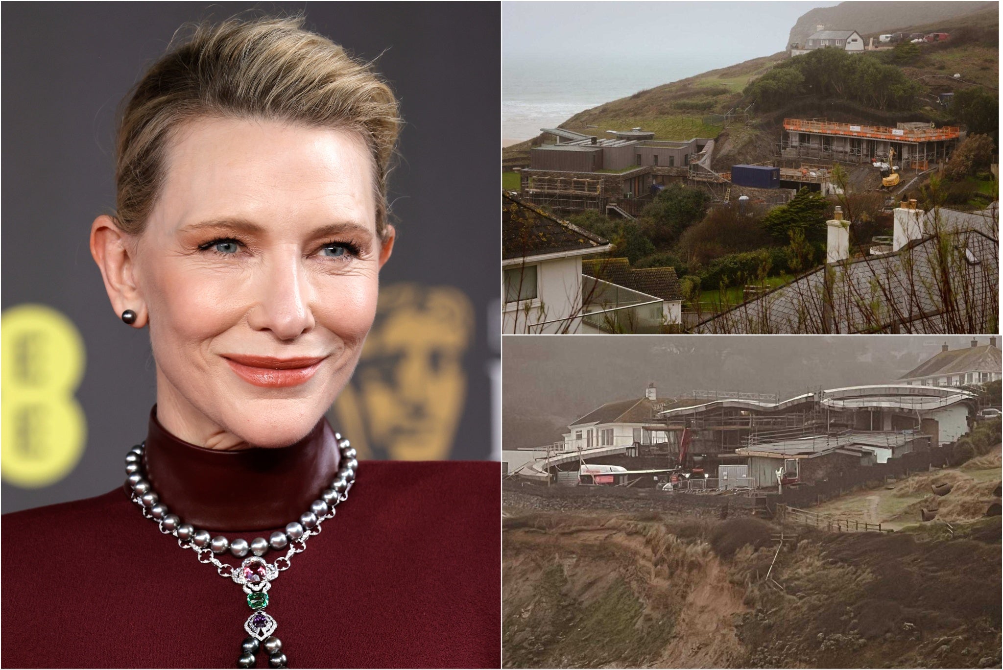 Cate Blanchett has upset locals with building works on her Cornwall home