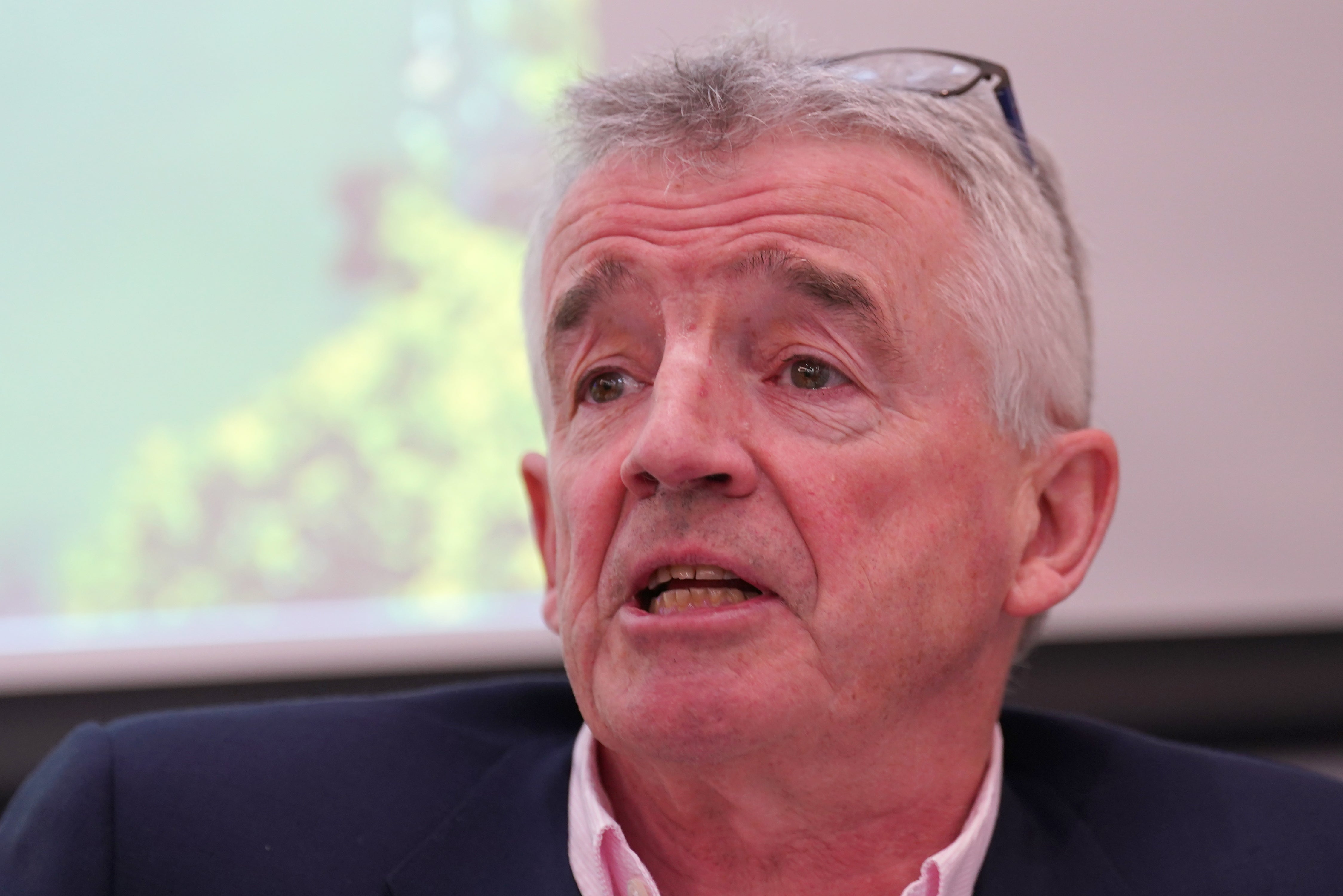 Ryanair chief executive Michael O’Leary speaking during a press conference at the Spencer Hotel in Dublin