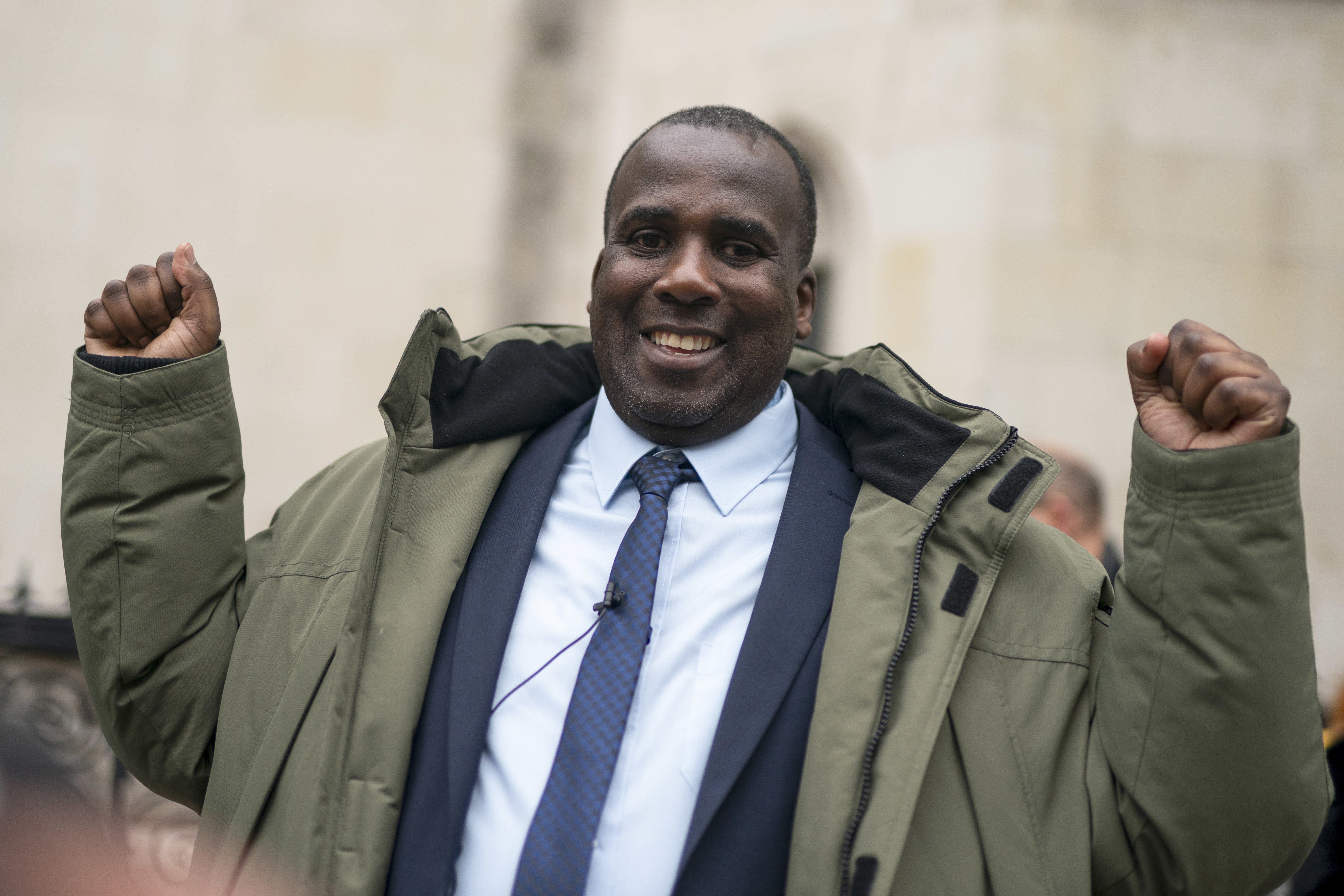 Oliver Campbell arriving at the Royal Courts of Justice on Wednesday (Jordan Pettitt/PA)