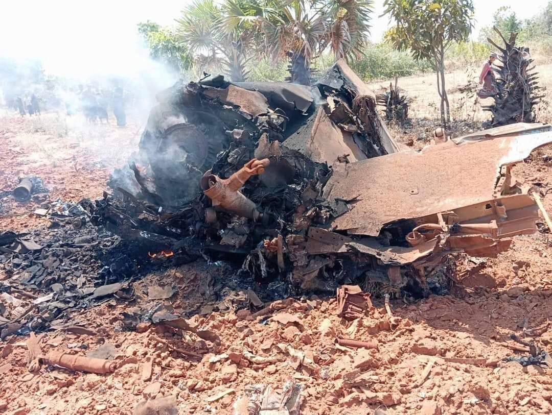 Myanmar Fighter Crash