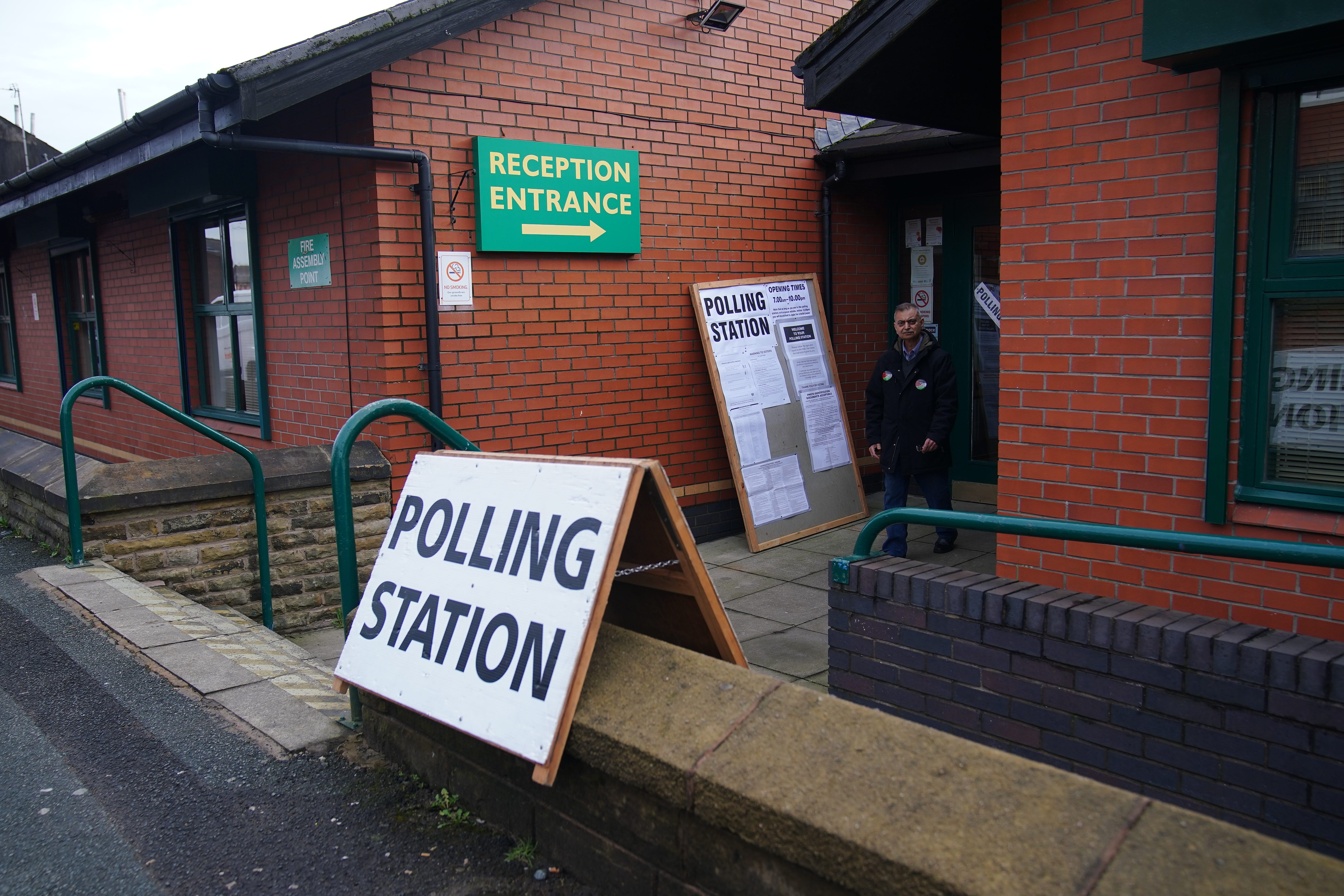 Voting has ended in the Rochdale by-election (Peter Byrne/PA)