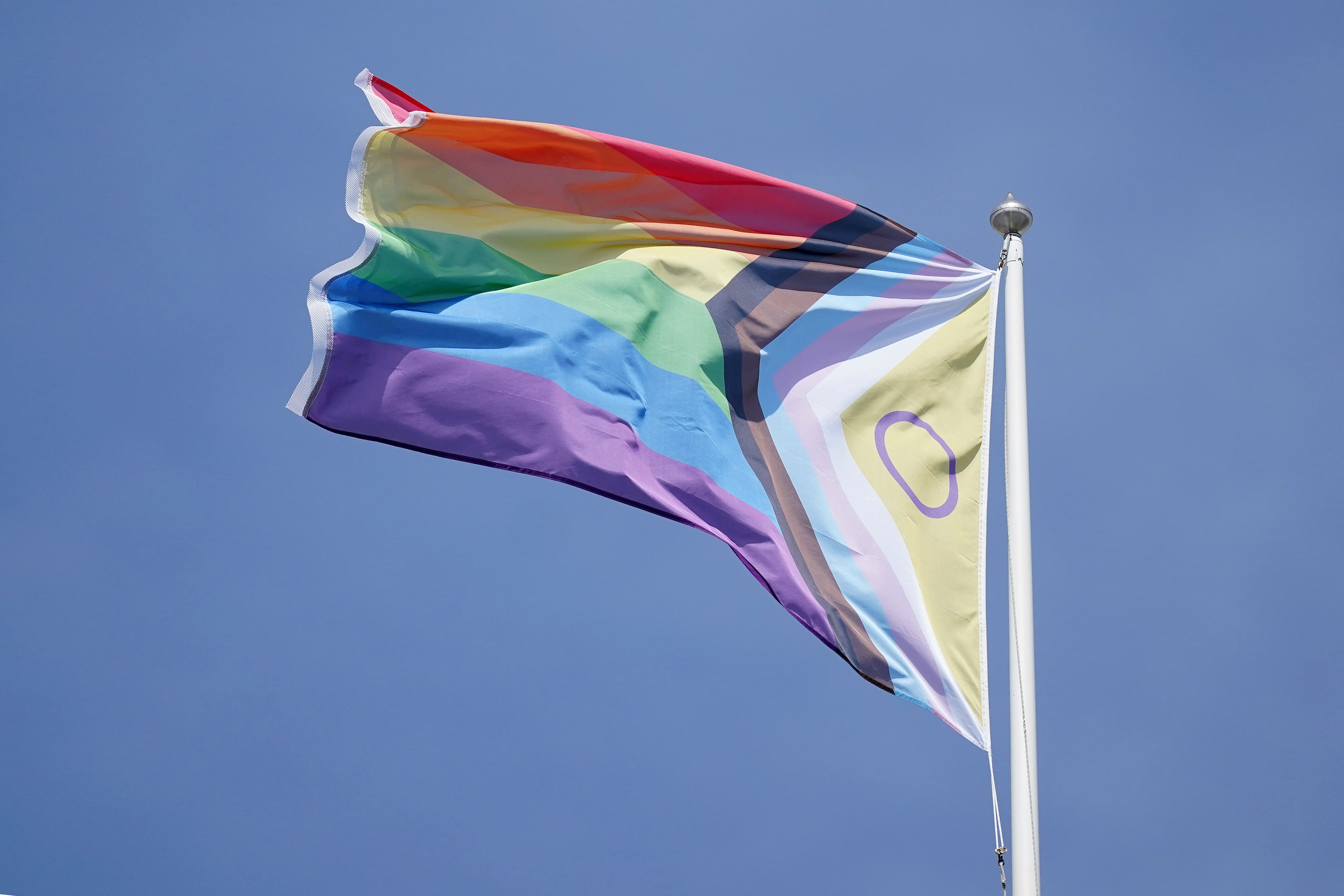 A Pride flag (Mike Egerton/PA)