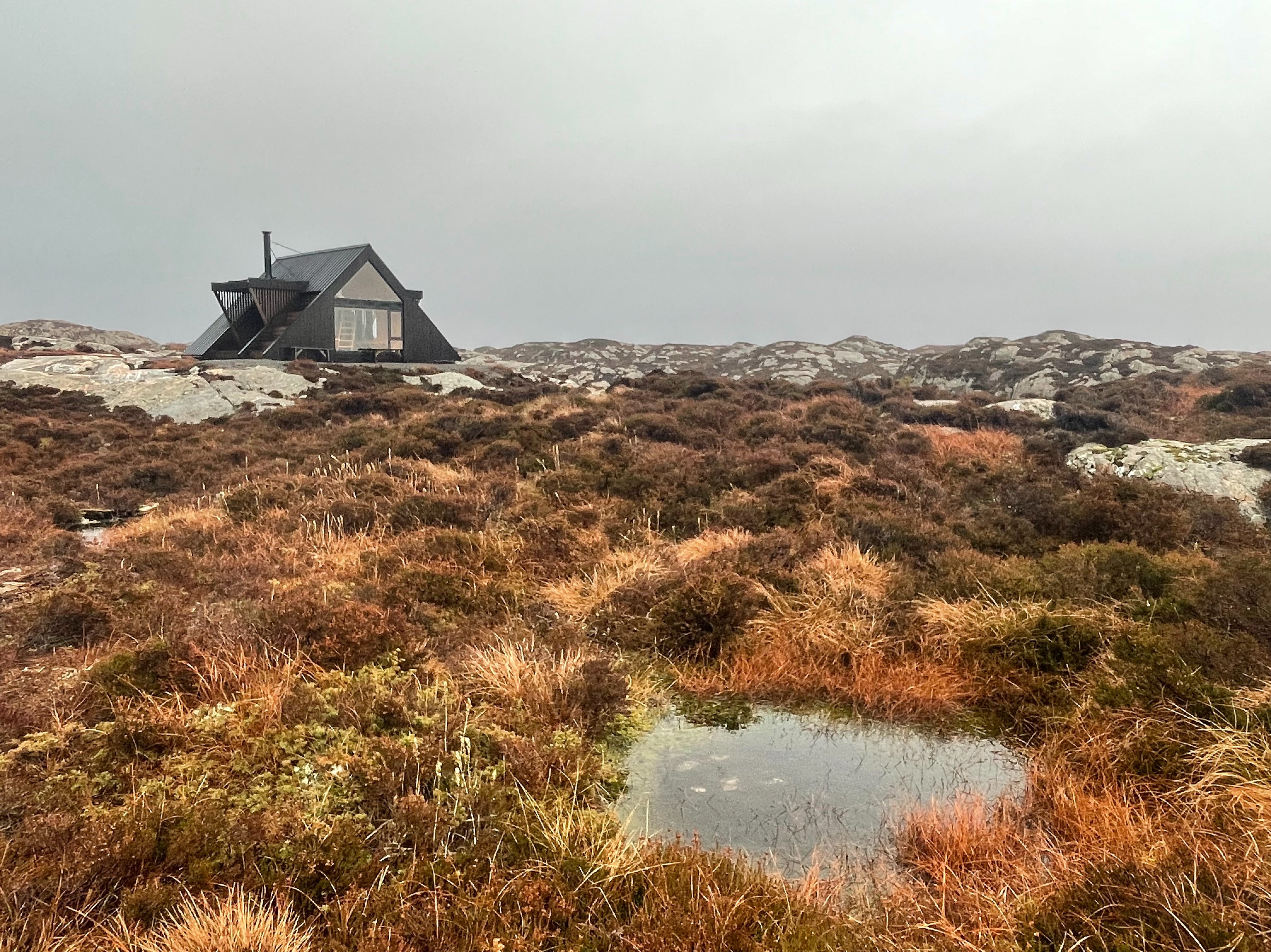 Norway’s public walking cabin offers a chance to shelter from the elements