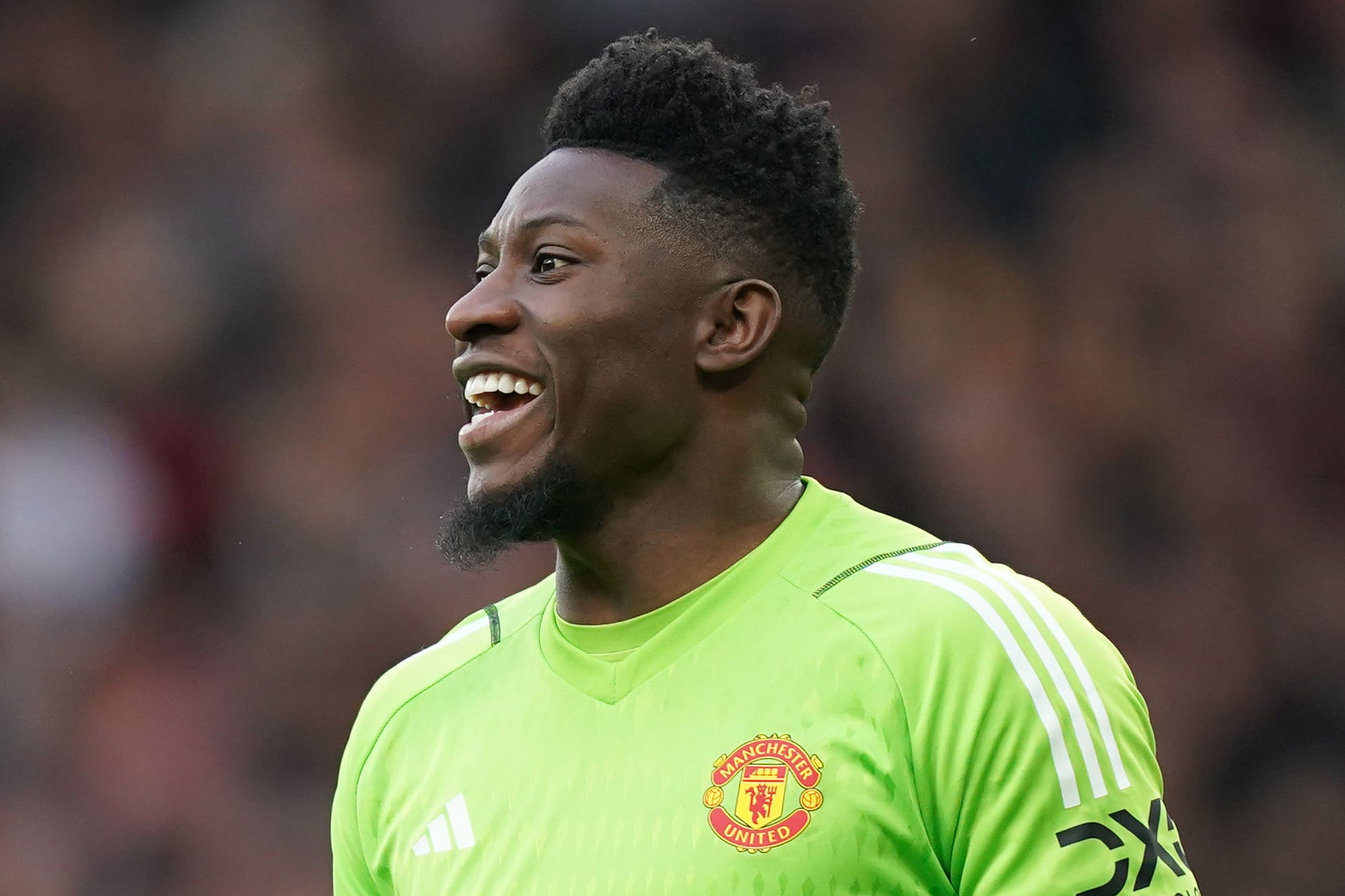 Andre Onana feels like he is on the right track at Manchester United (Mike Egerton/PA)