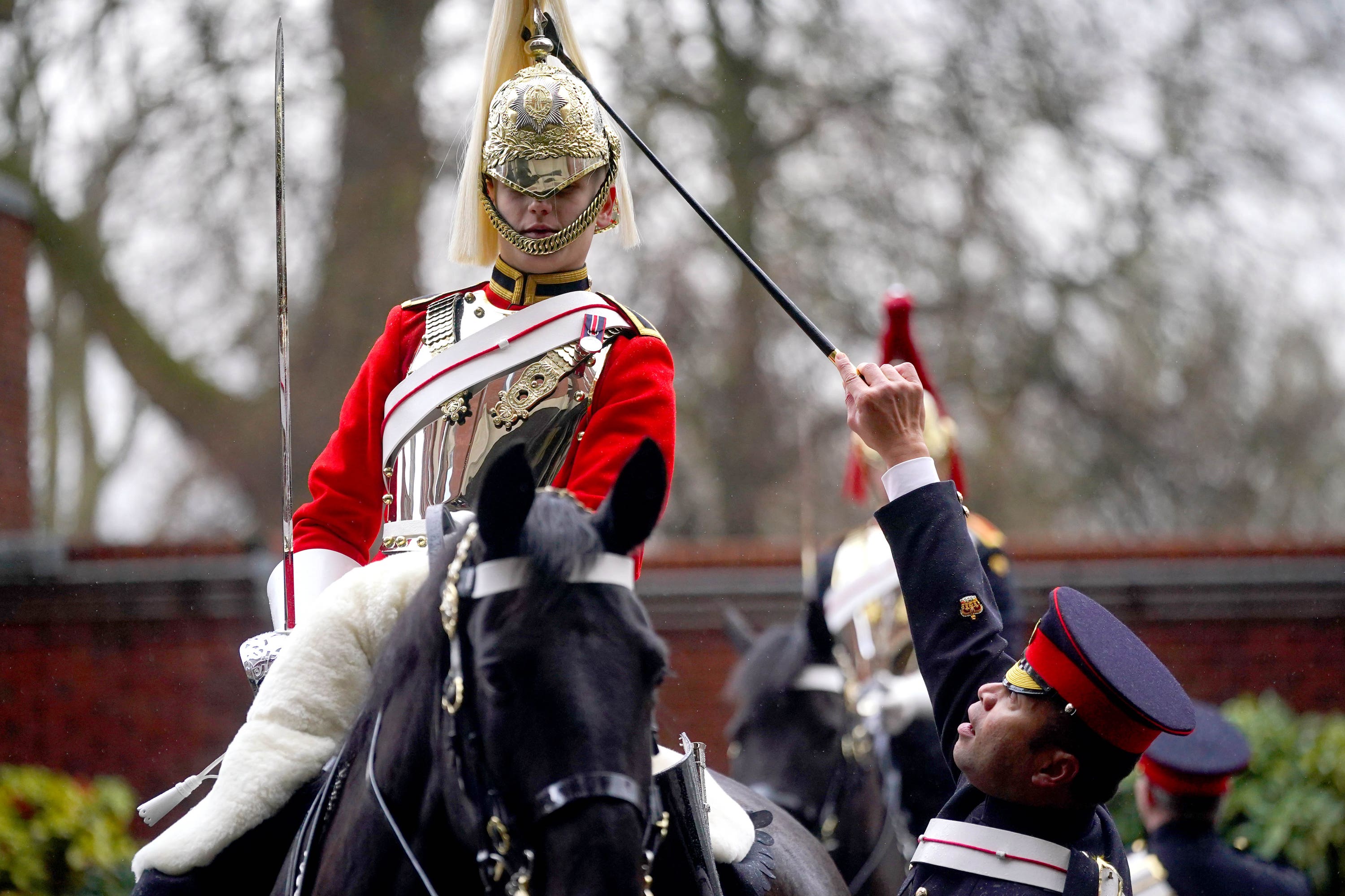 A member of the Life Guards (Victoria Jones/PA)