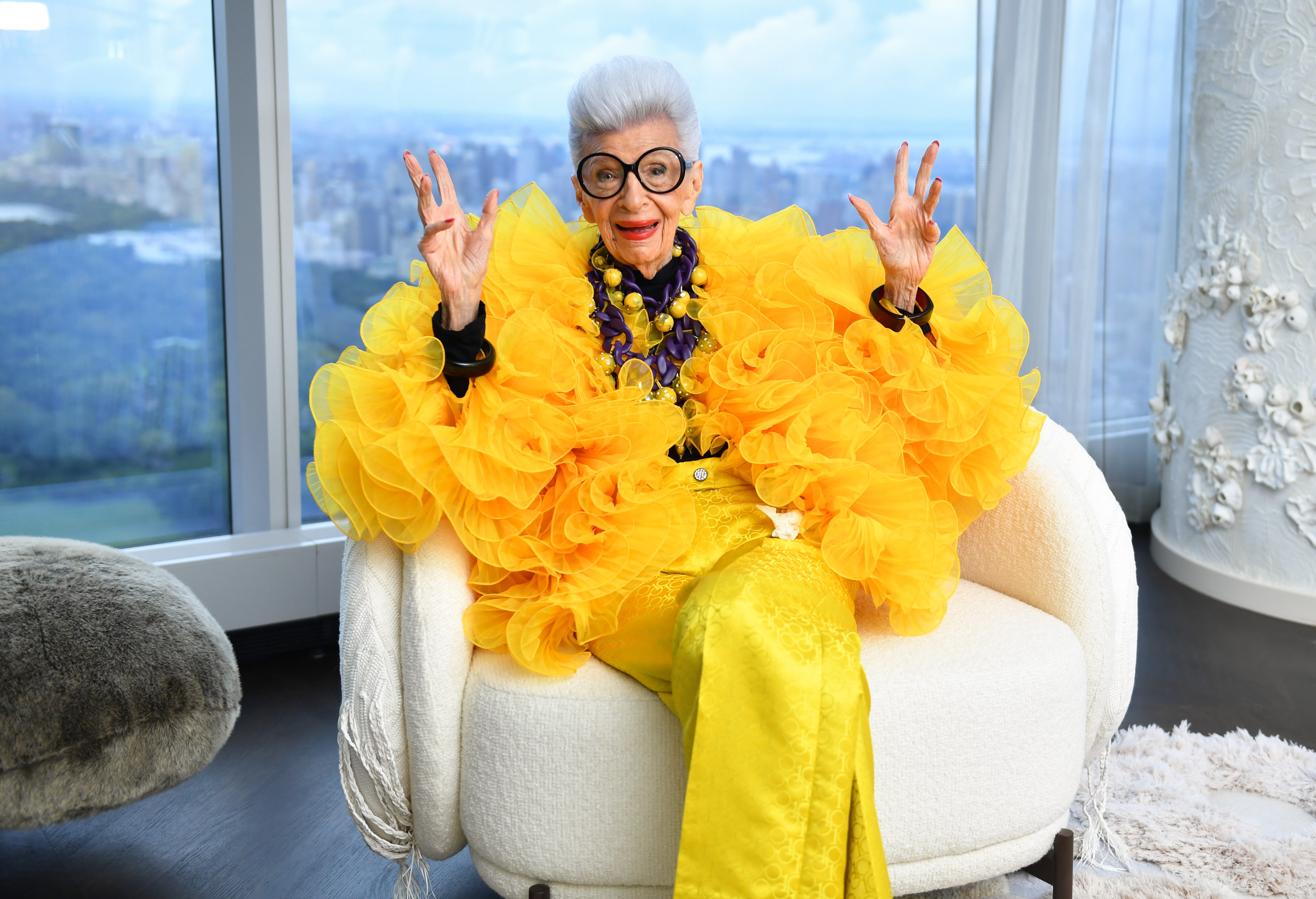 Iris Apfel has died at the age of 102