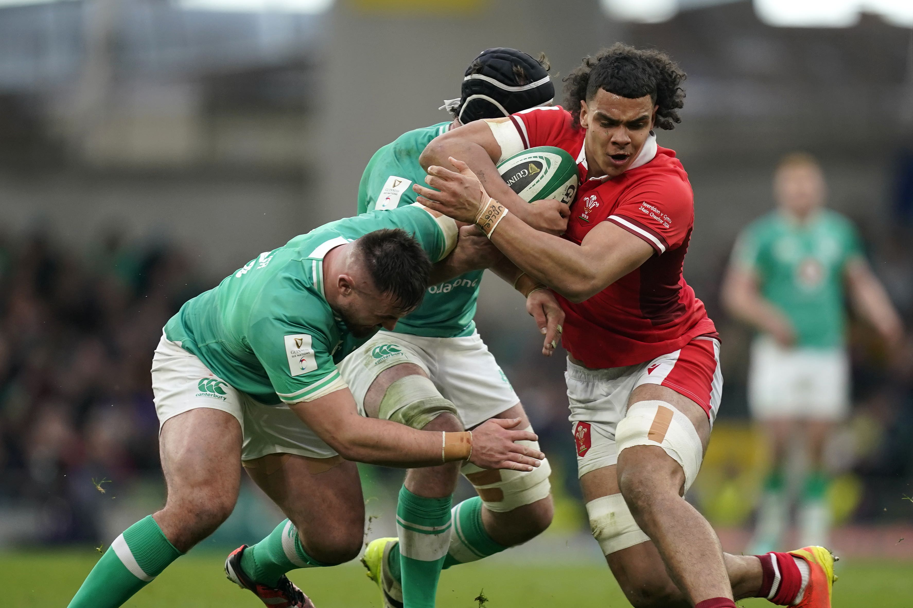 Mackenzie Martin made his Wales debut against Ireland (Niall Carson/PA)