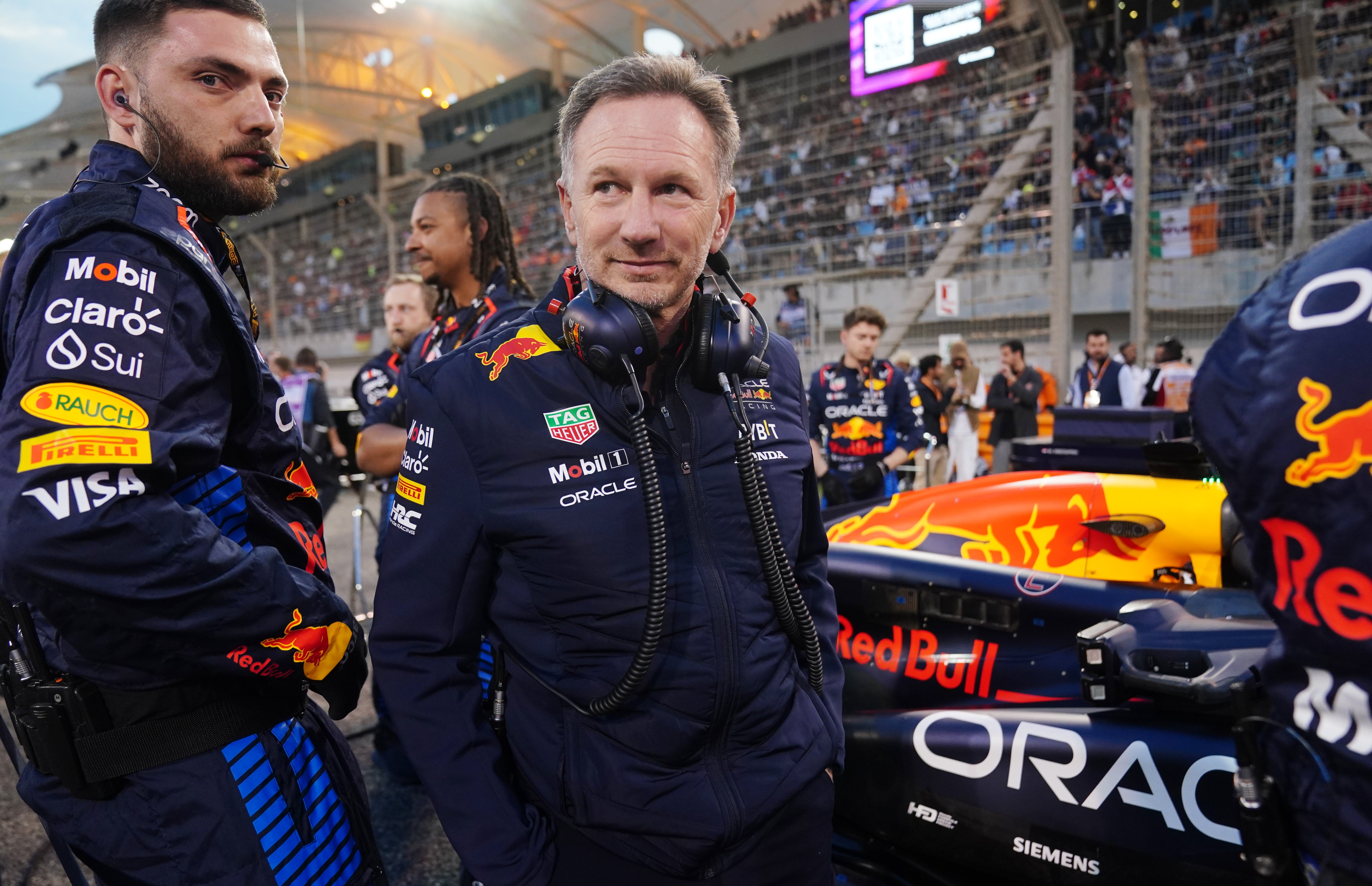 Christian Horner was back in the paddock for the opening race of the season