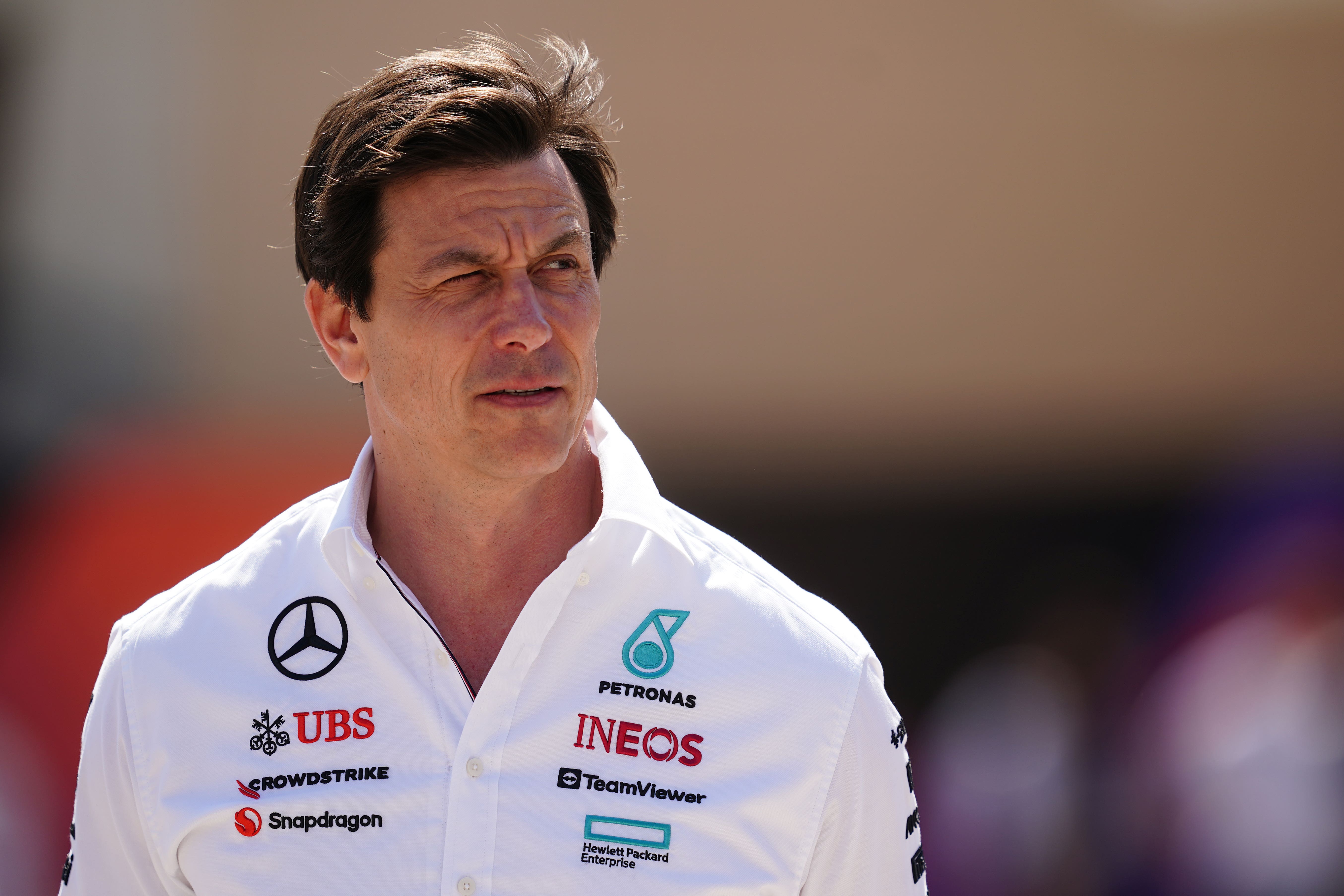 Mercedes team principal Toto Wolff in Bahrain (David Davies/PA)