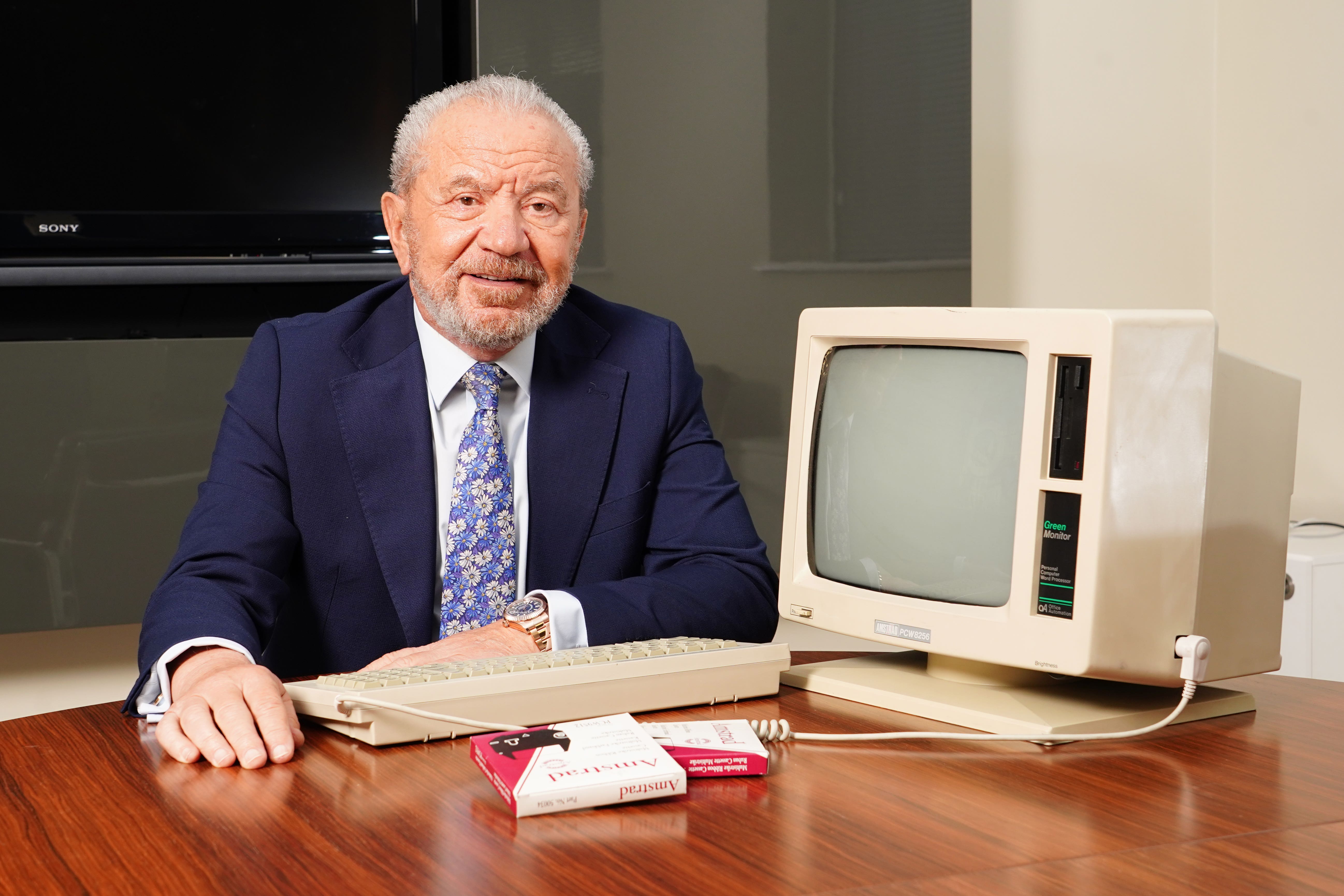 Lord Alan Sugar is set to revive his famous brand Amstrad (Ian West/PA)