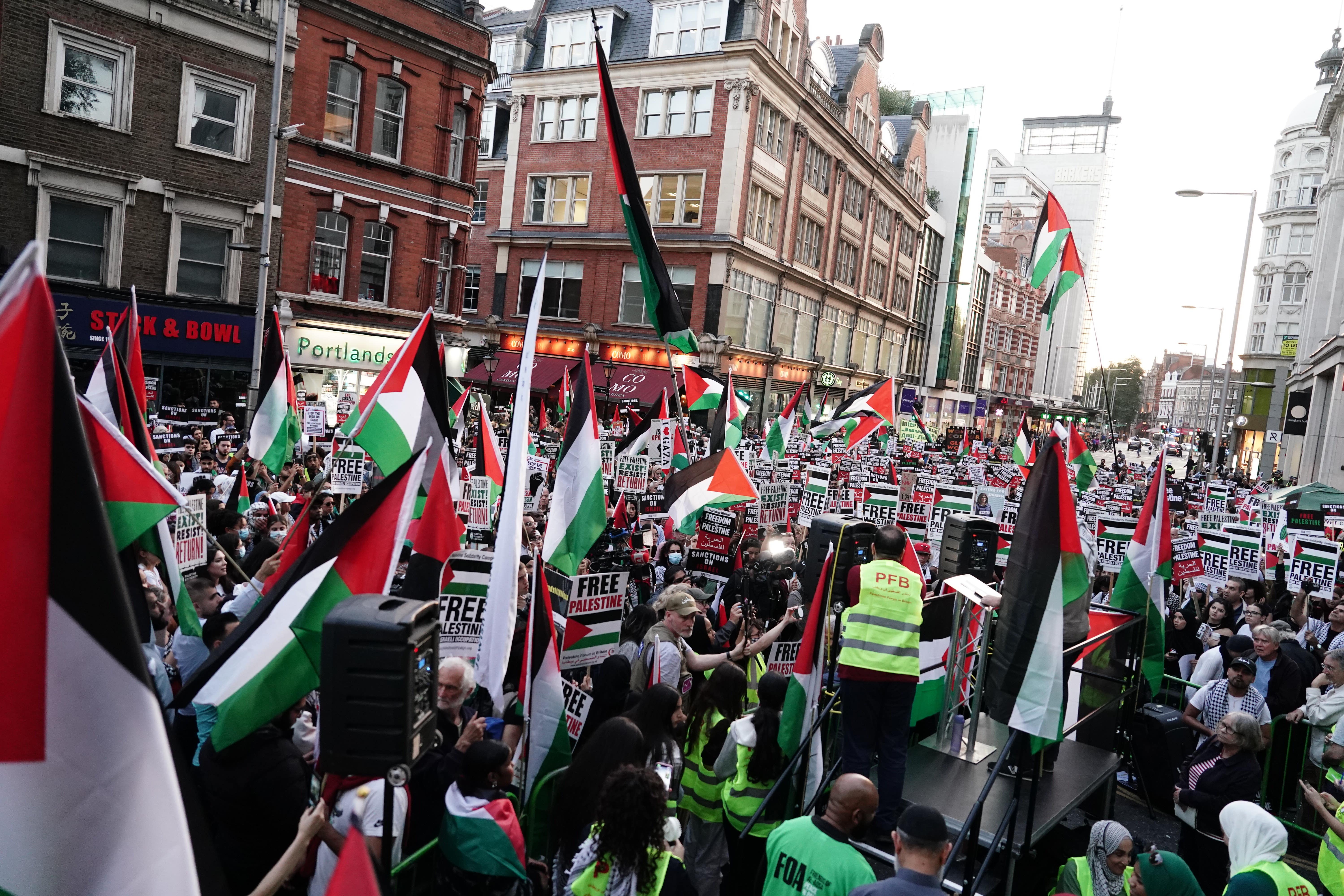 The Government’s adviser on political violence has urged MPs not to engage with the Palestine Solidarity Campaign ‘until they get their house in order’. (Jordan Pettitt/PA)