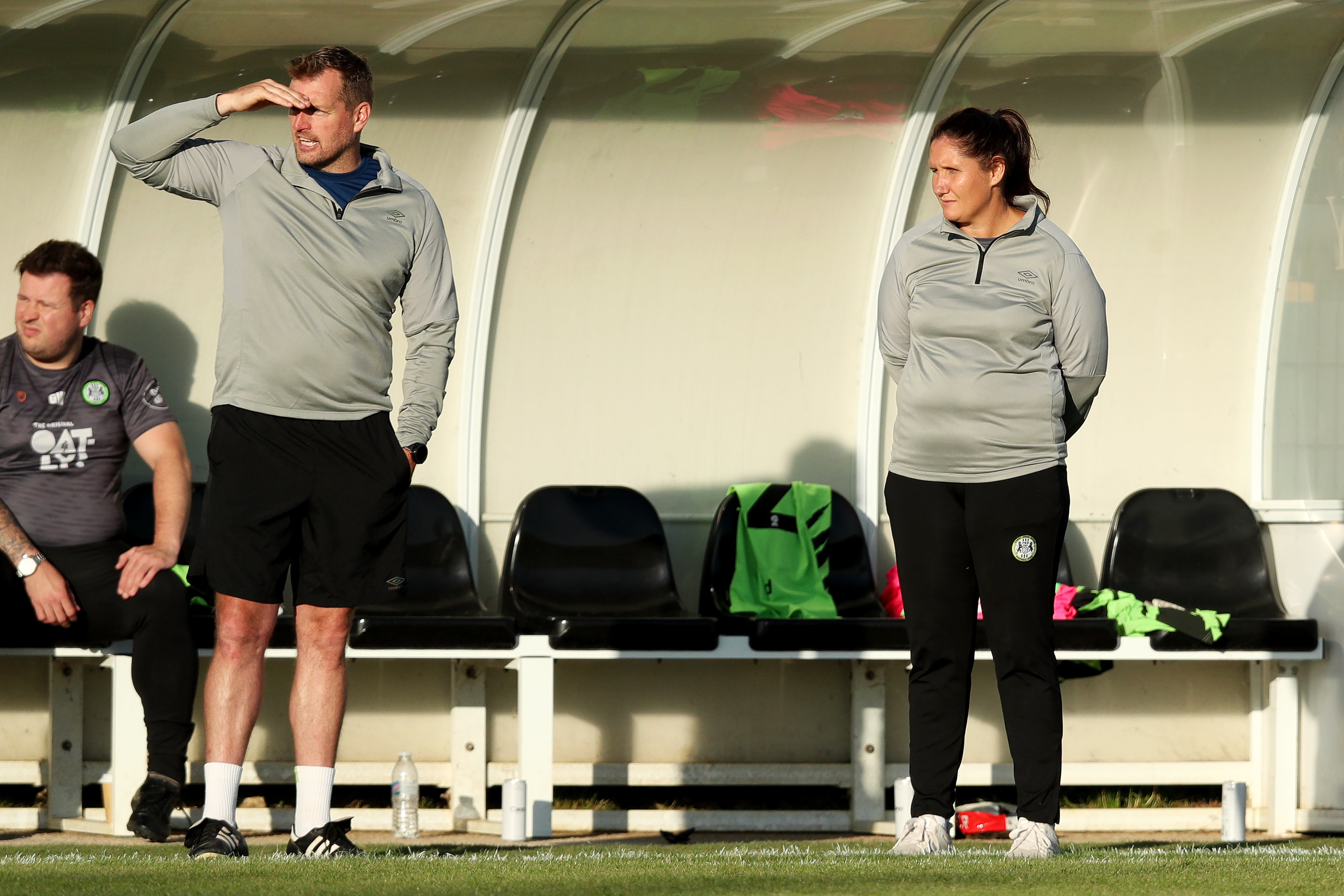 Hannah Dingley became the first female manager when she took over as an interim head coach at Forest Green