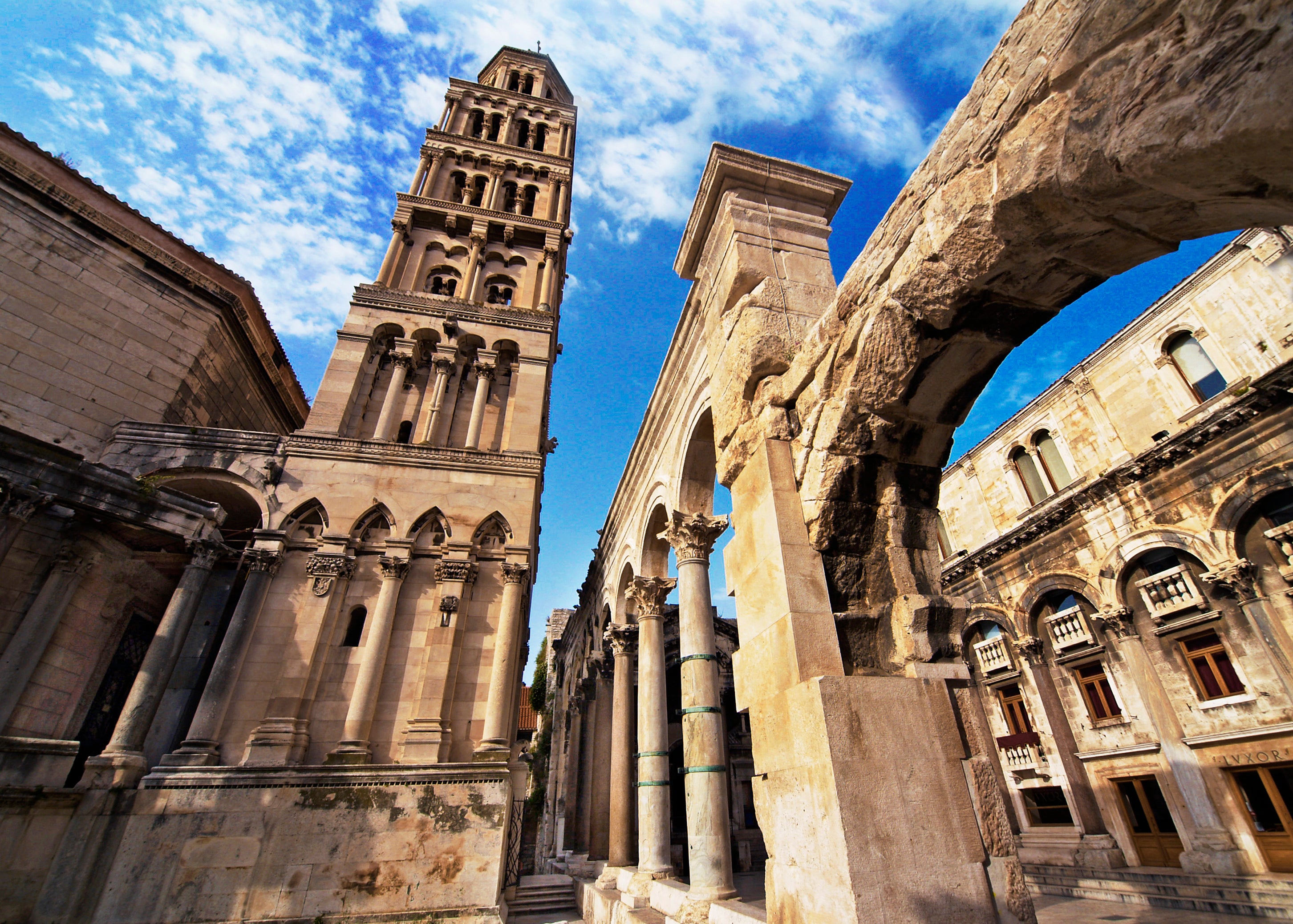 Step back in time at Diocletian’s Palace, the oldest cathedral building in the world