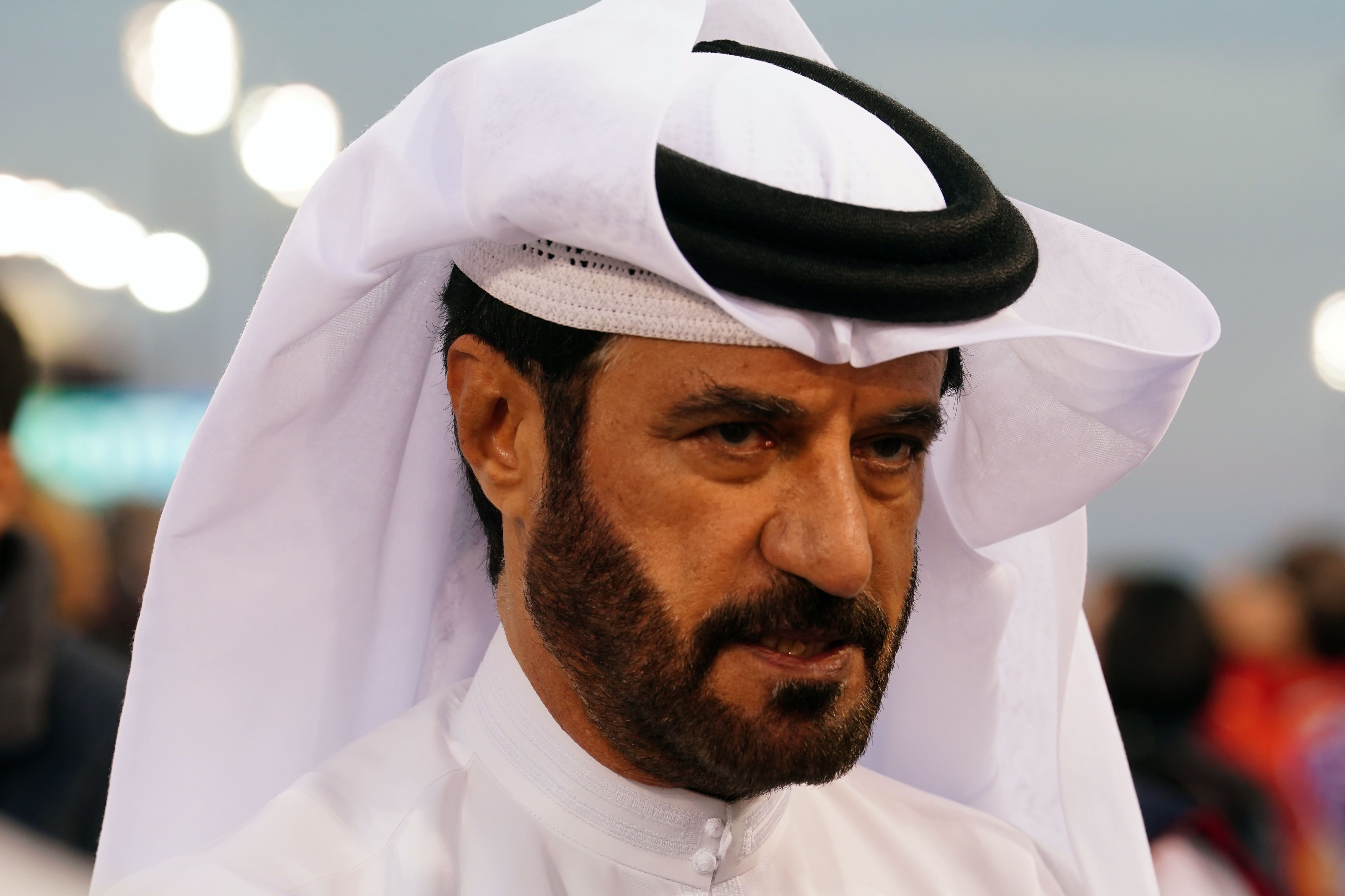 Mohammed Ben Sulayem is the president of the FIA )David Davies/PA).