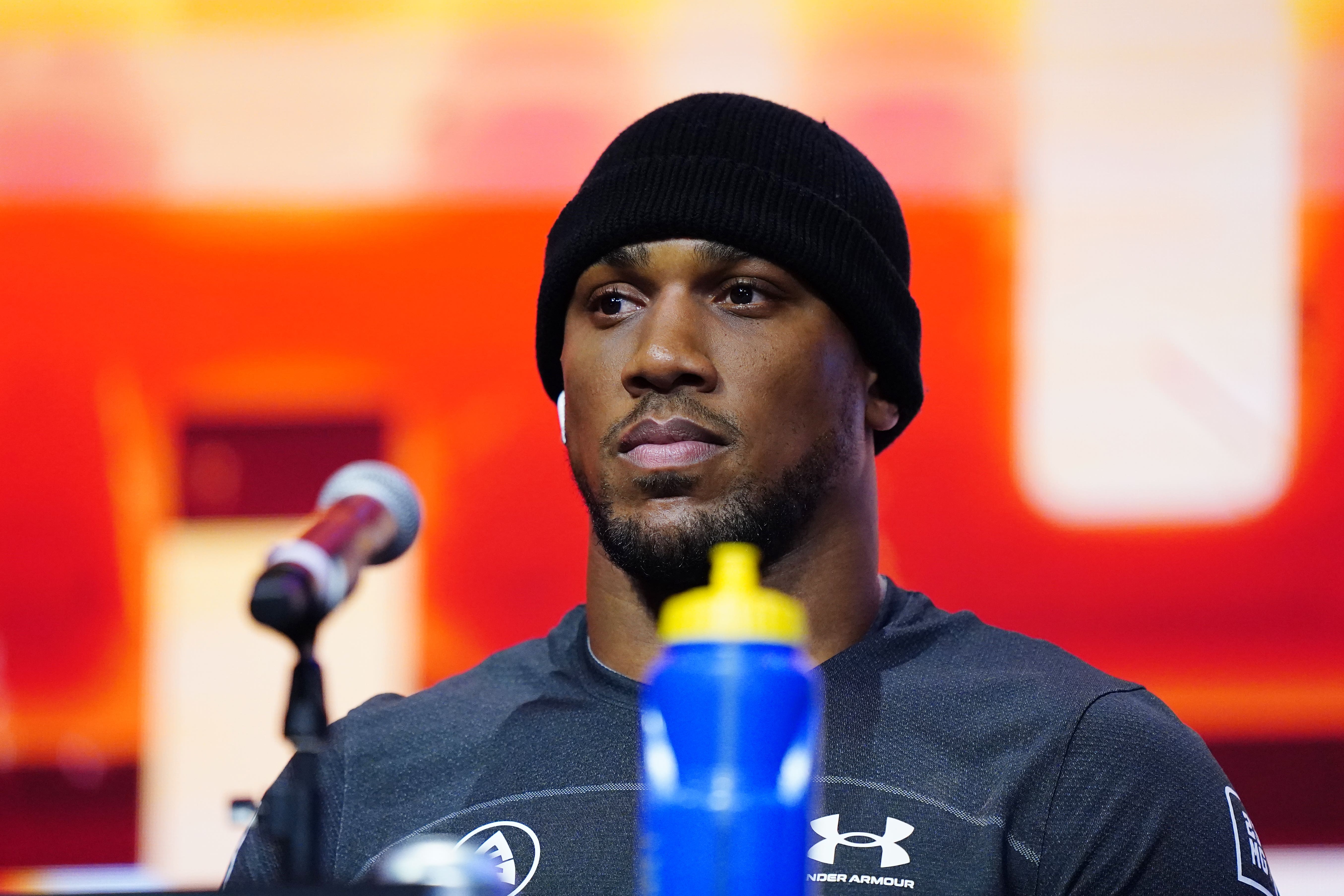 Anthony Joshua is relishing his clash with Francis Ngannou (Zac Goodwin/PA)