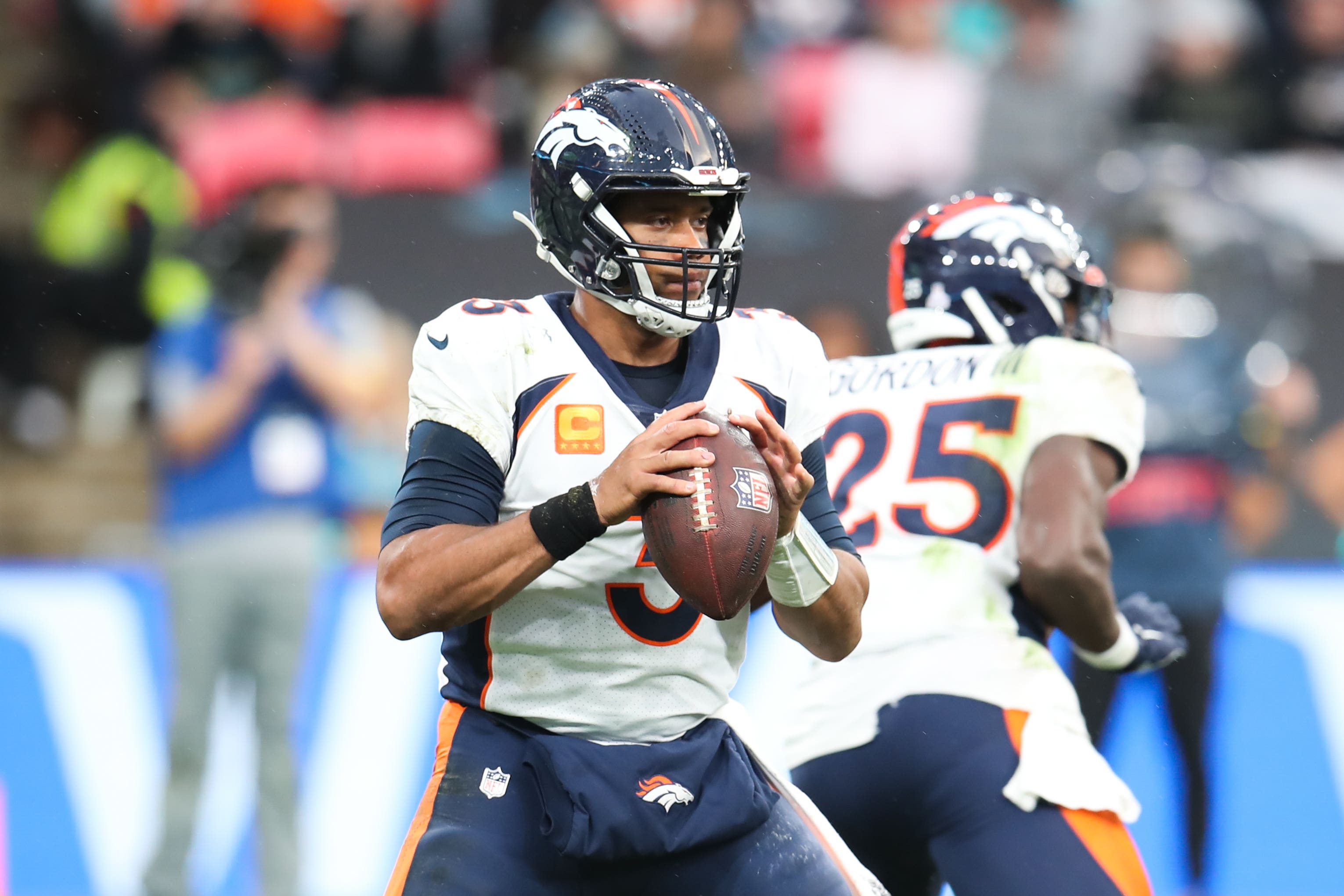 Denver Broncos have released quarterback Russell Wilson (Simon Marper/PA)