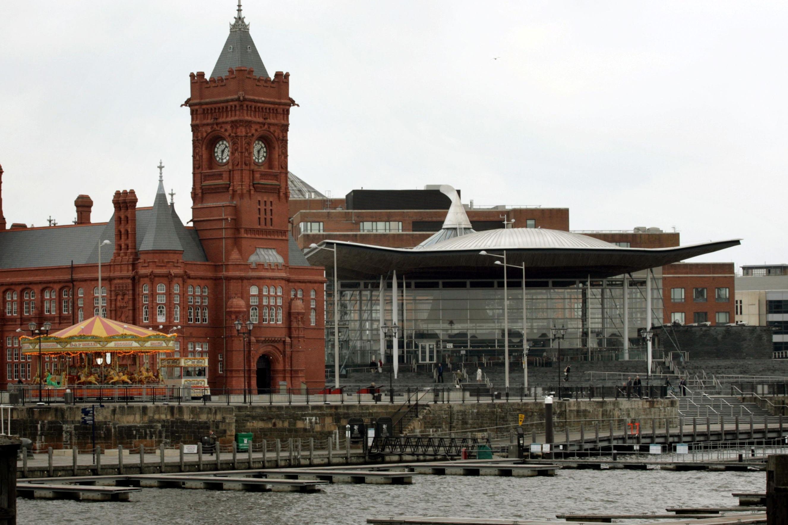 The Senedd, the Welsh Assembly building in Cardiff Bay (Anthony Devlin/PA)